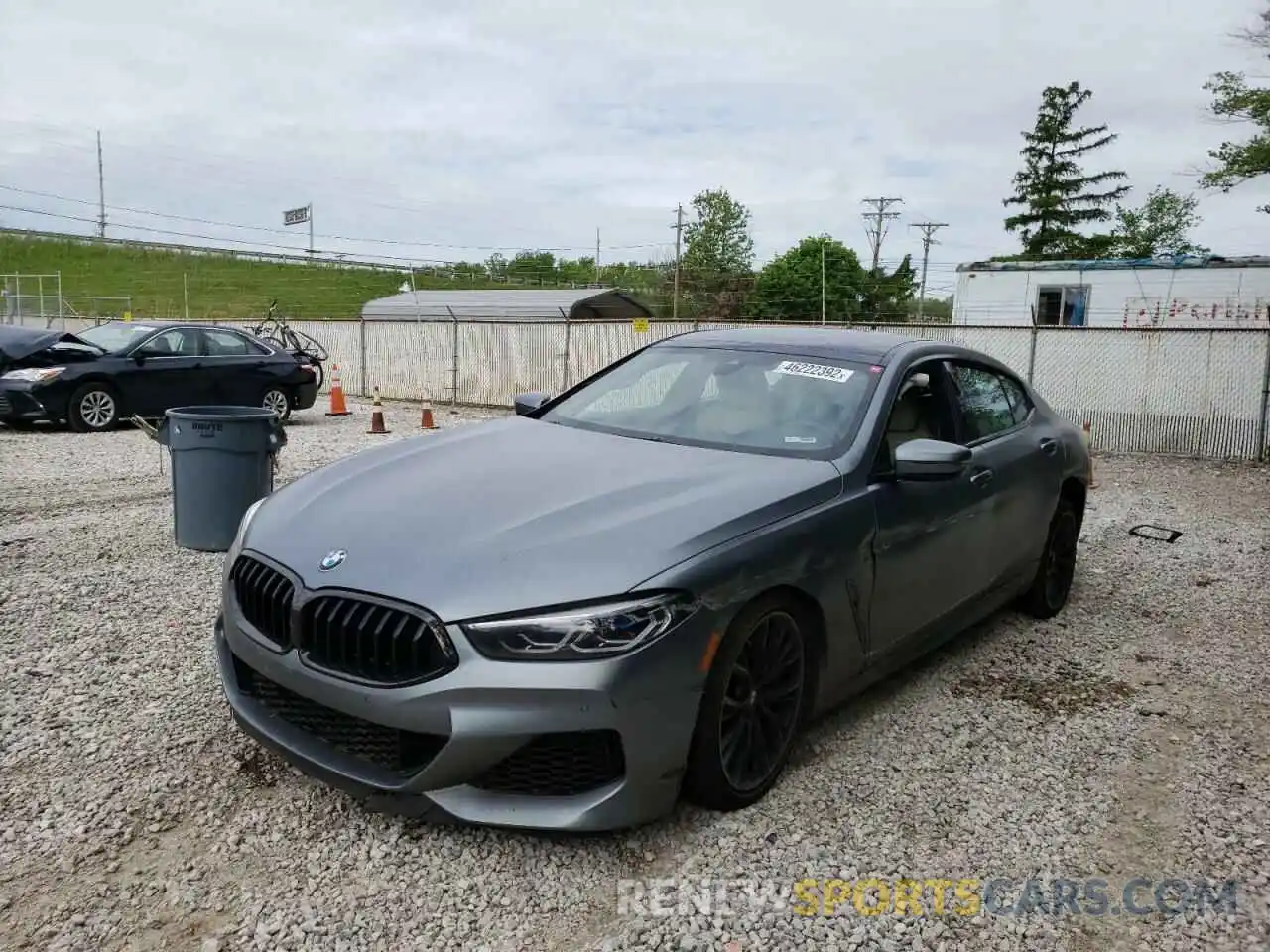 2 Photograph of a damaged car WBAGV8C07LCD36743 BMW M8 2020