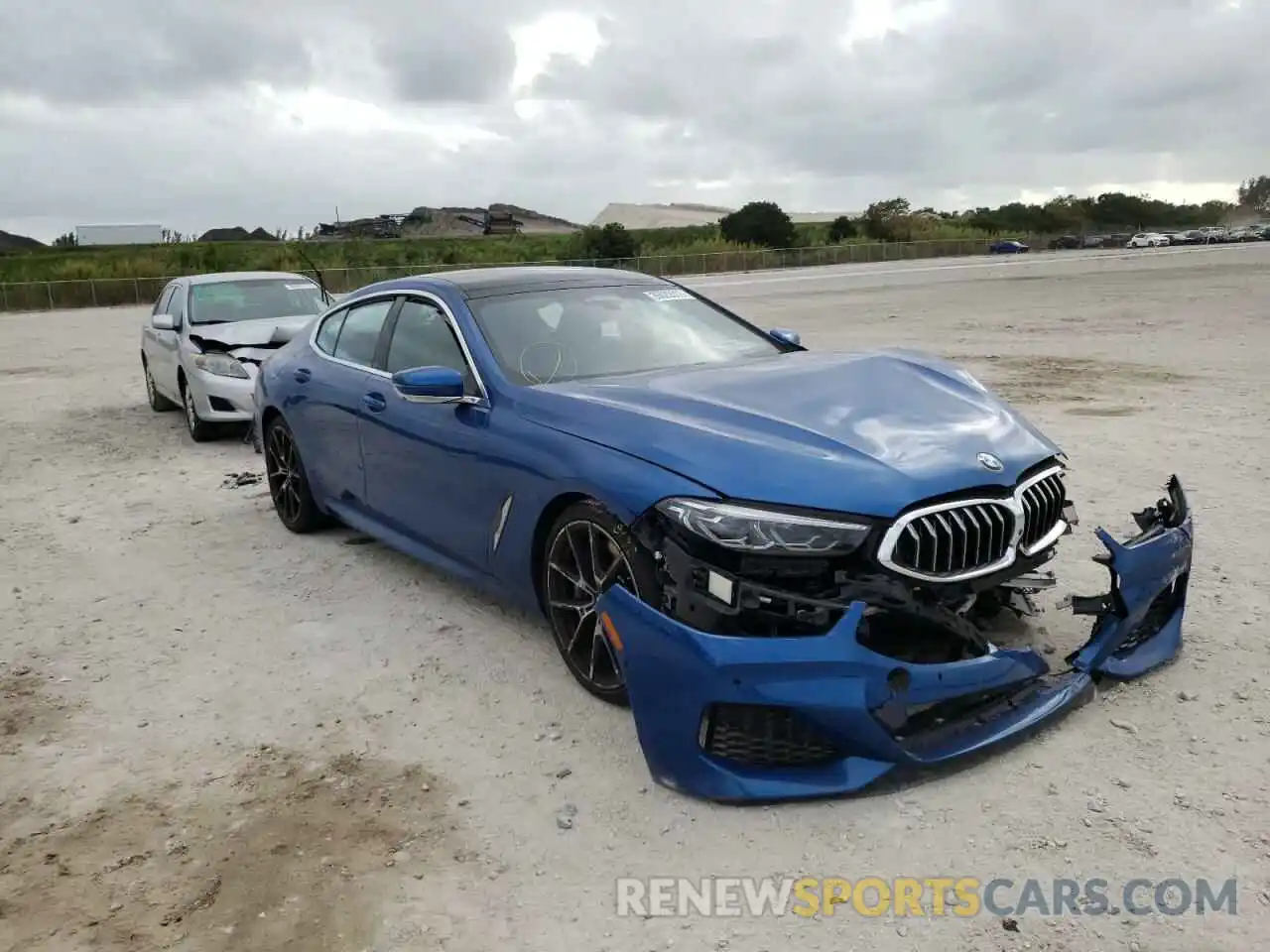 1 Photograph of a damaged car WBAGV8C09LCE55491 BMW M8 2020