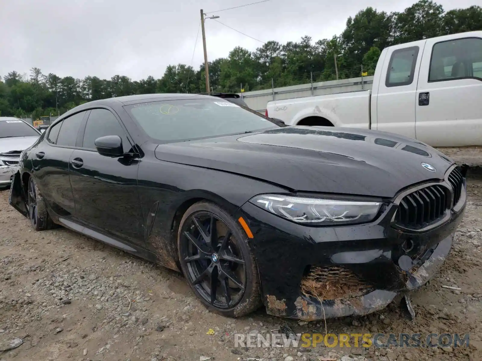 1 Photograph of a damaged car WBAGV8C0XLCE63924 BMW M8 2020