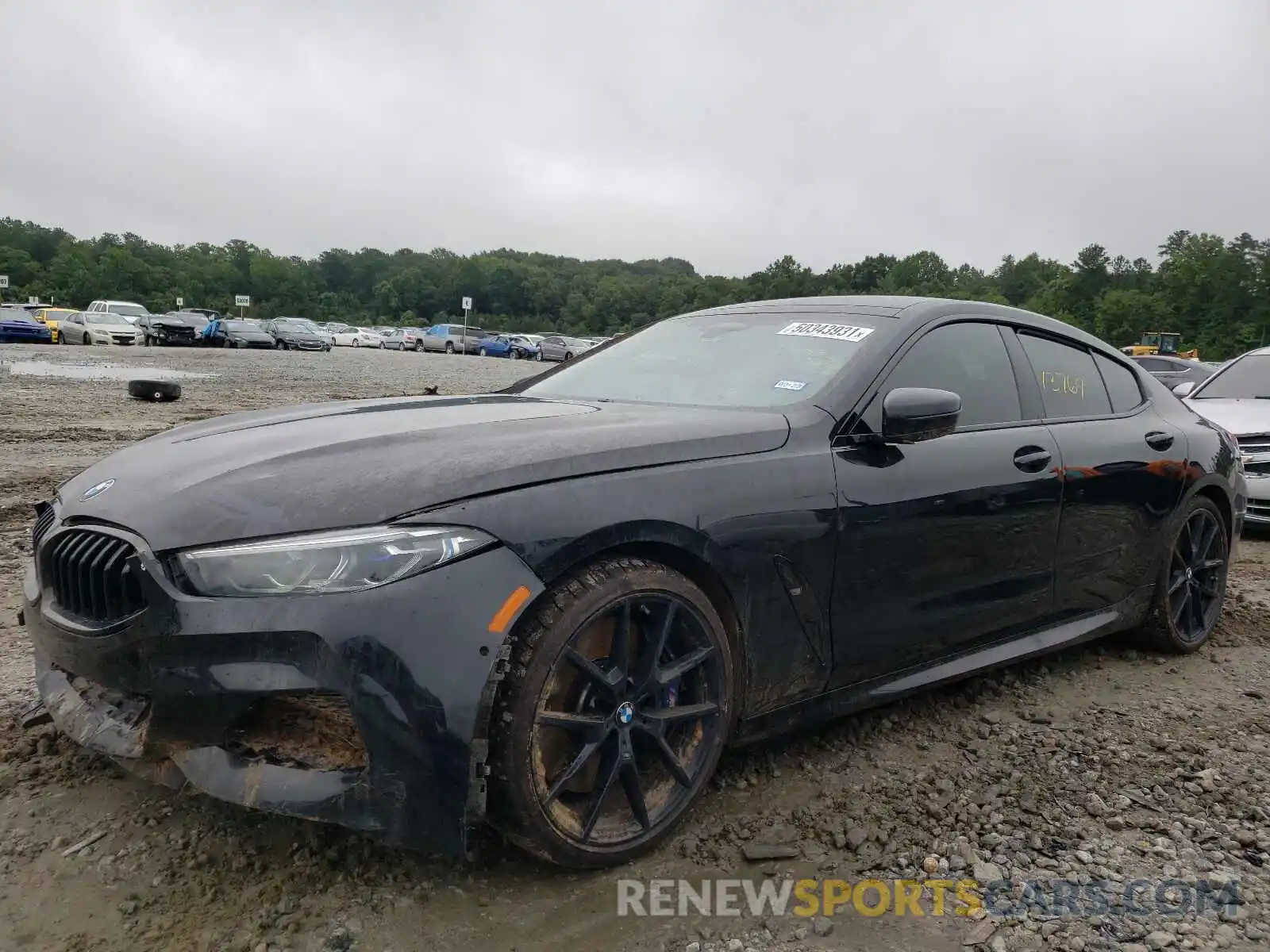 2 Photograph of a damaged car WBAGV8C0XLCE63924 BMW M8 2020