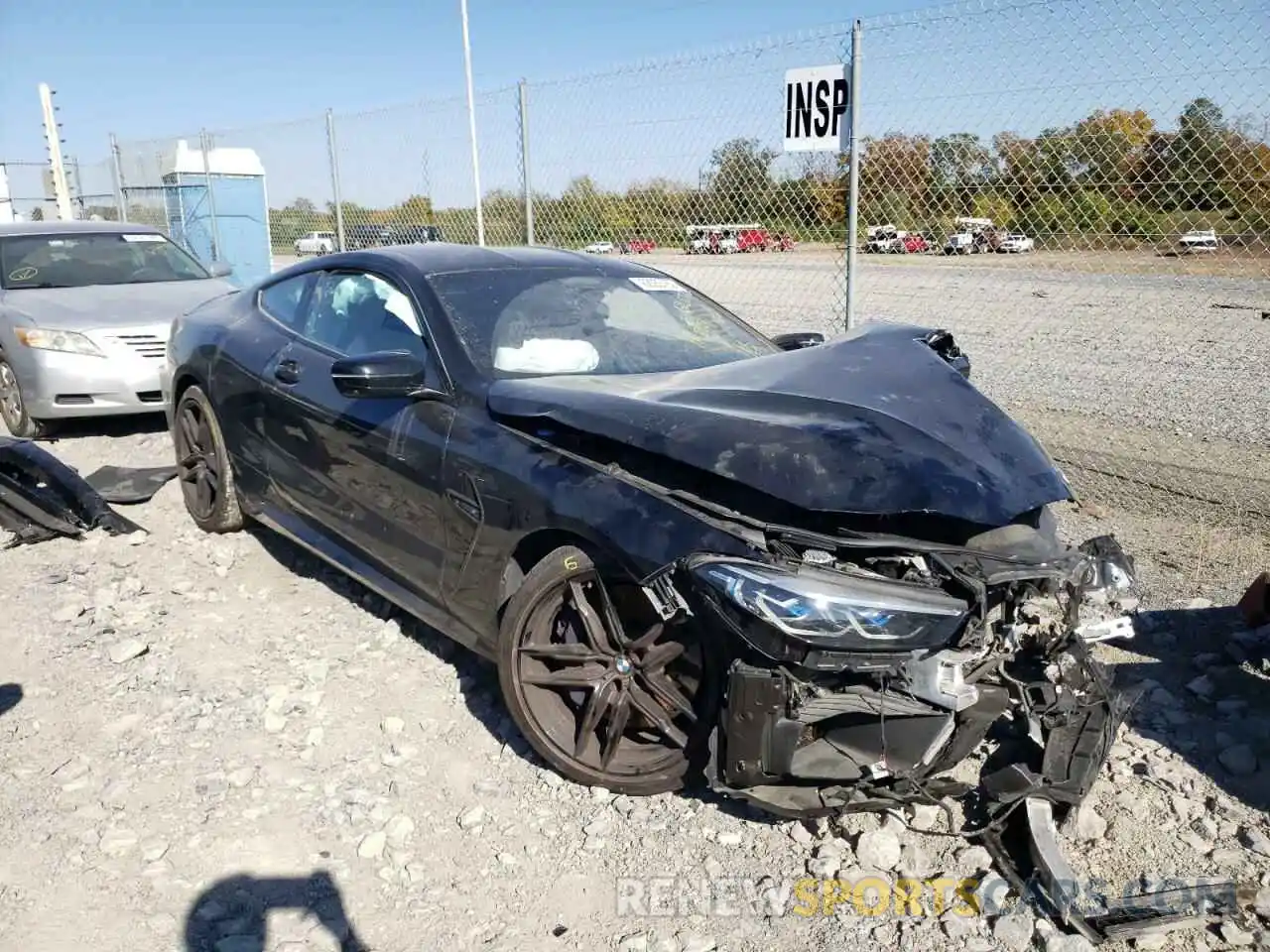 1 Photograph of a damaged car WBSAE0C00LCE17425 BMW M8 2020