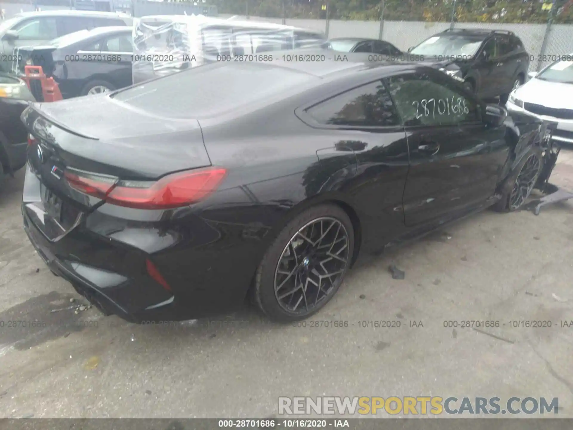 4 Photograph of a damaged car WBSAE0C01LBM08378 BMW M8 2020