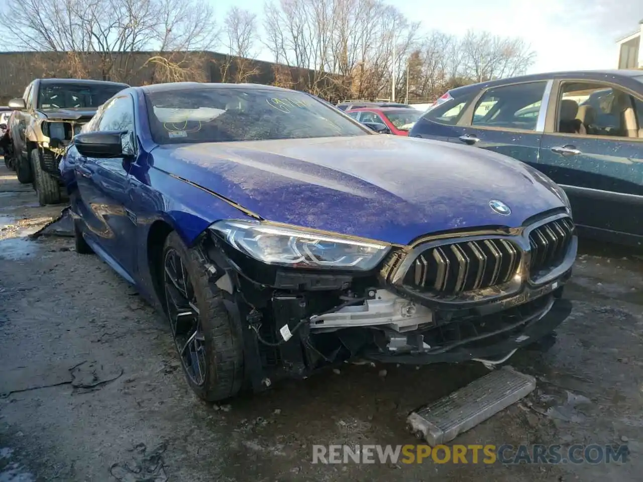 1 Photograph of a damaged car WBSAE0C01LCD69353 BMW M8 2020