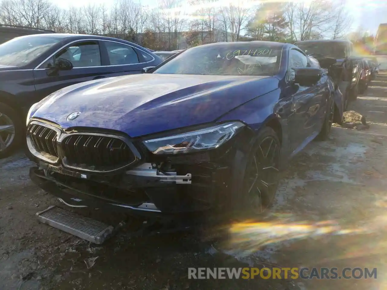 2 Photograph of a damaged car WBSAE0C01LCD69353 BMW M8 2020