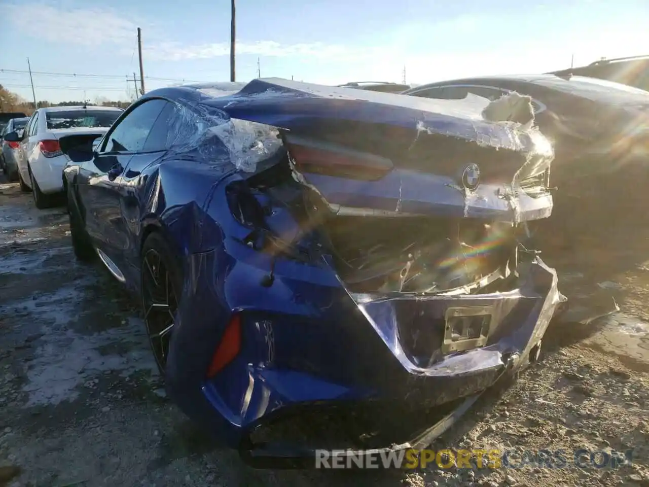 3 Photograph of a damaged car WBSAE0C01LCD69353 BMW M8 2020