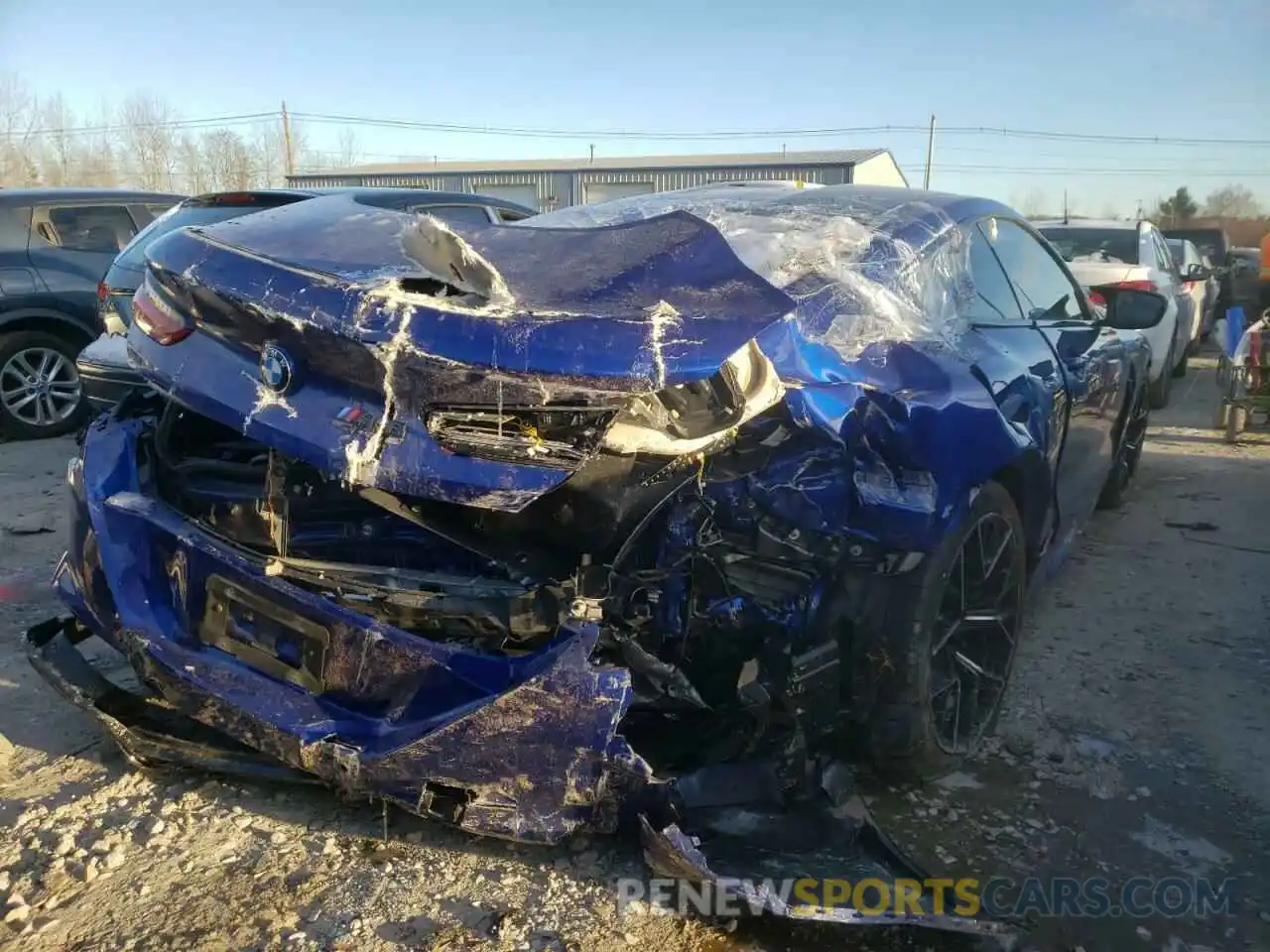 4 Photograph of a damaged car WBSAE0C01LCD69353 BMW M8 2020