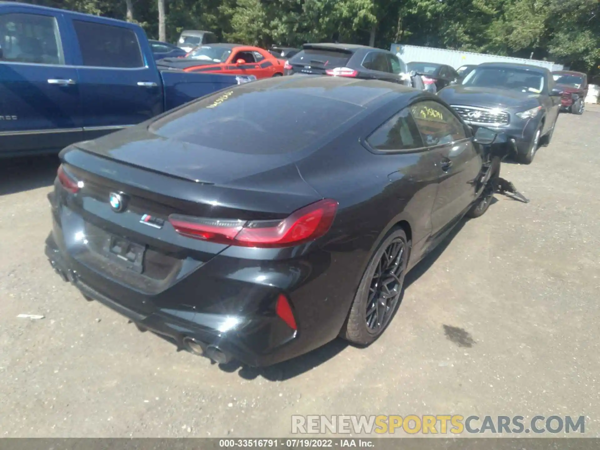 4 Photograph of a damaged car WBSAE0C02LBM08454 BMW M8 2020