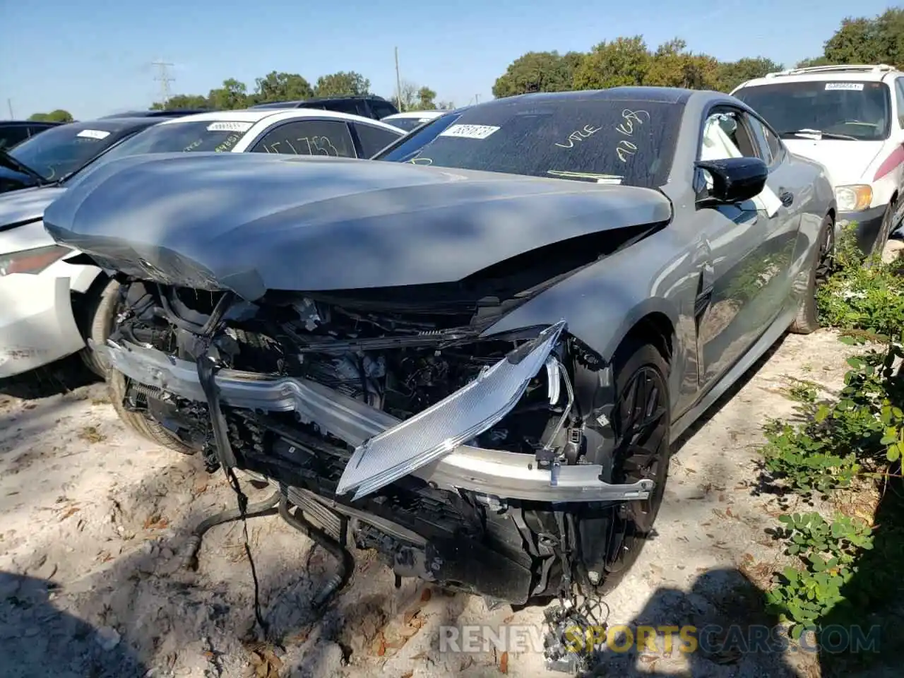 2 Photograph of a damaged car WBSAE0C02LBM08521 BMW M8 2020