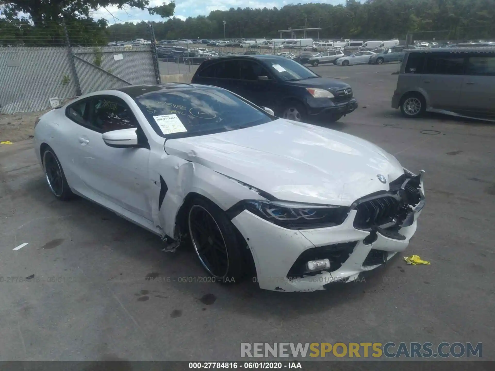 1 Photograph of a damaged car WBSAE0C02LCD73444 BMW M8 2020