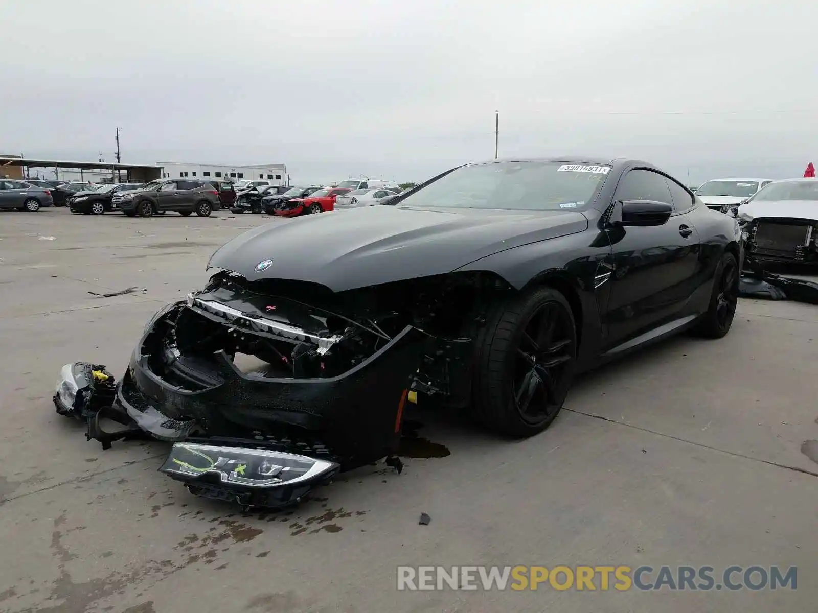 2 Фотография поврежденного автомобиля WBSAE0C03LCD54501 BMW M8 2020