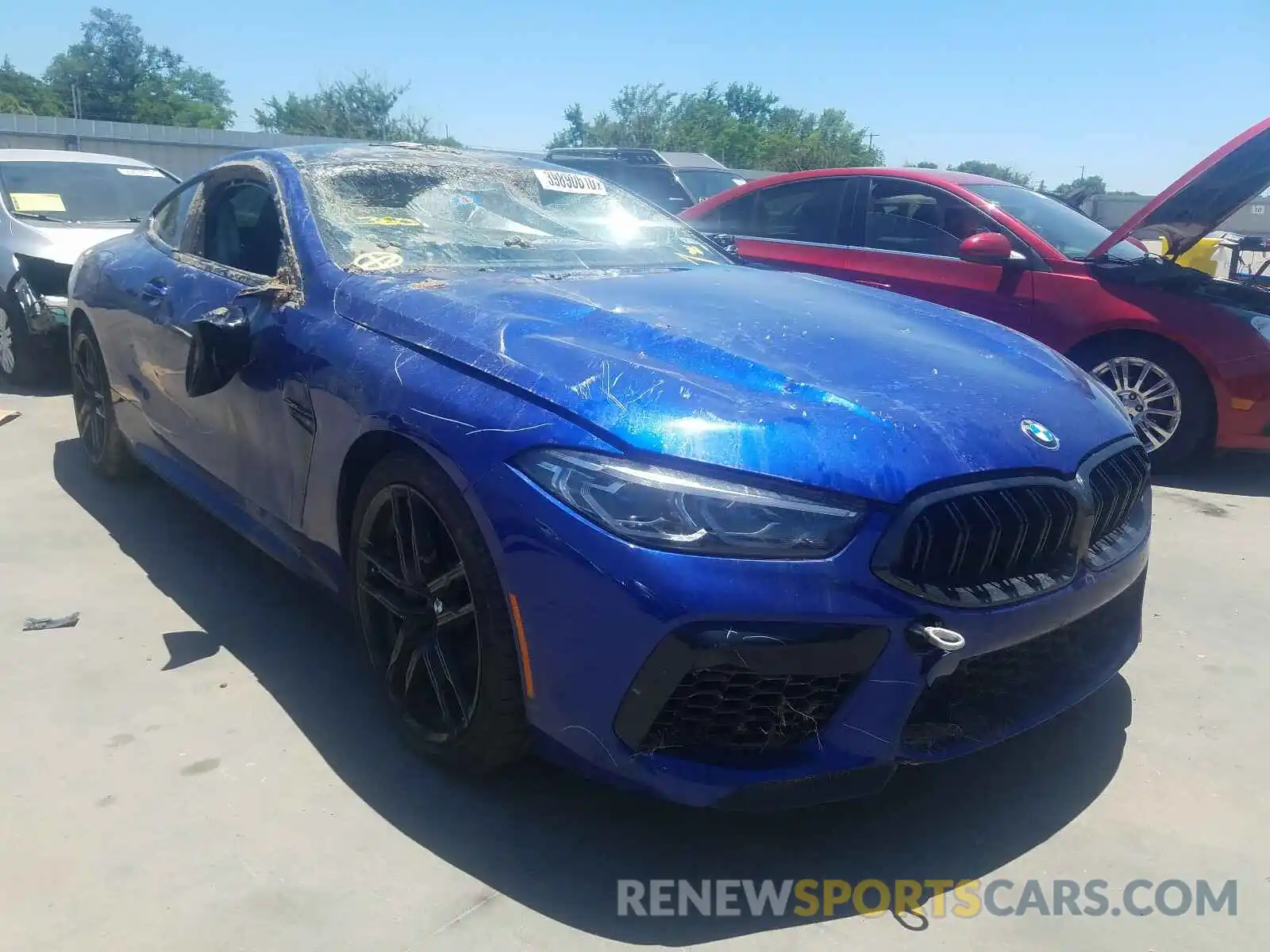 1 Photograph of a damaged car WBSAE0C03LCD71105 BMW M8 2020