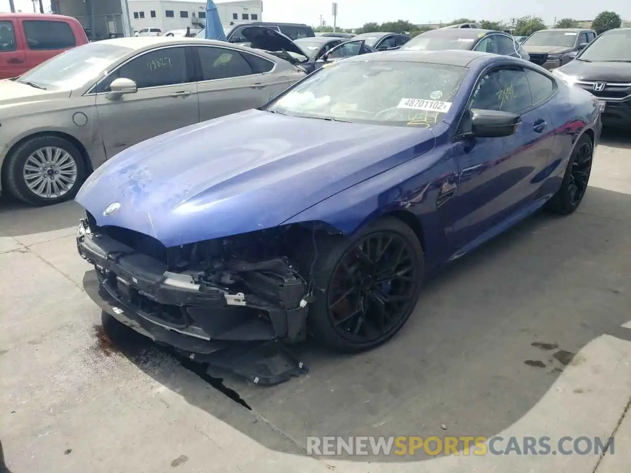 2 Photograph of a damaged car WBSAE0C03LCD71167 BMW M8 2020