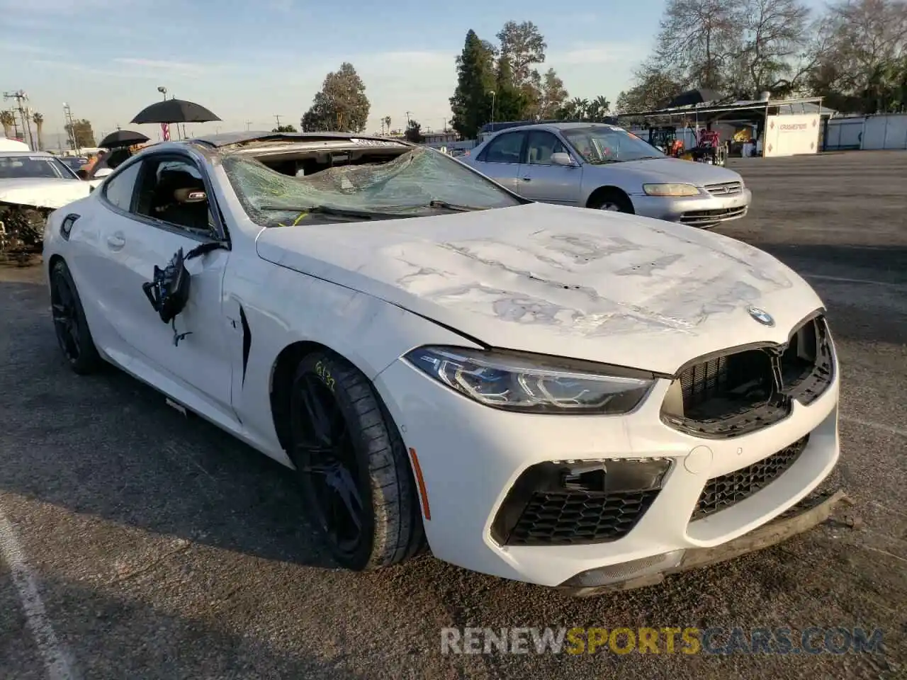 1 Photograph of a damaged car WBSAE0C03LCD92715 BMW M8 2020