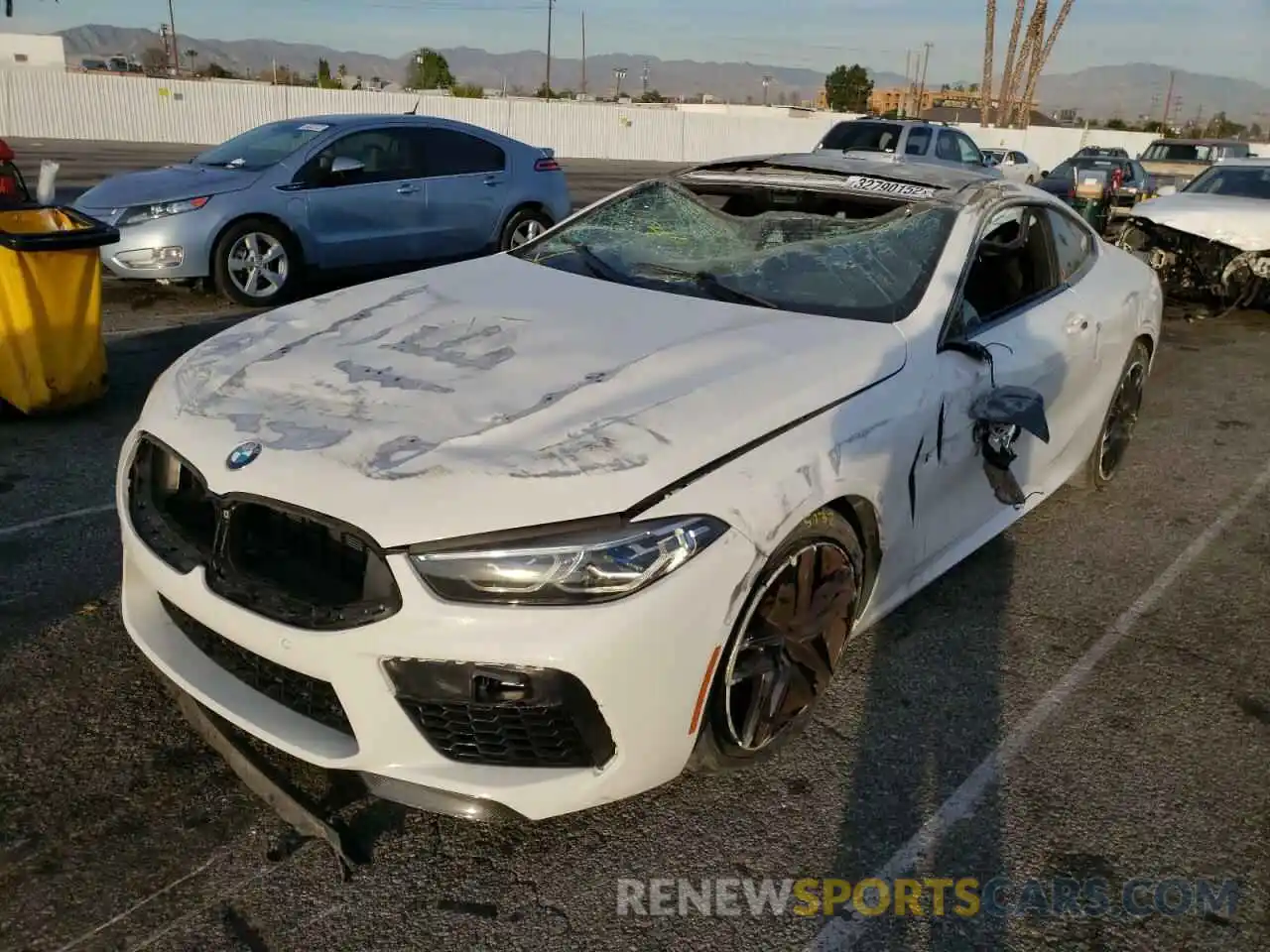 2 Photograph of a damaged car WBSAE0C03LCD92715 BMW M8 2020