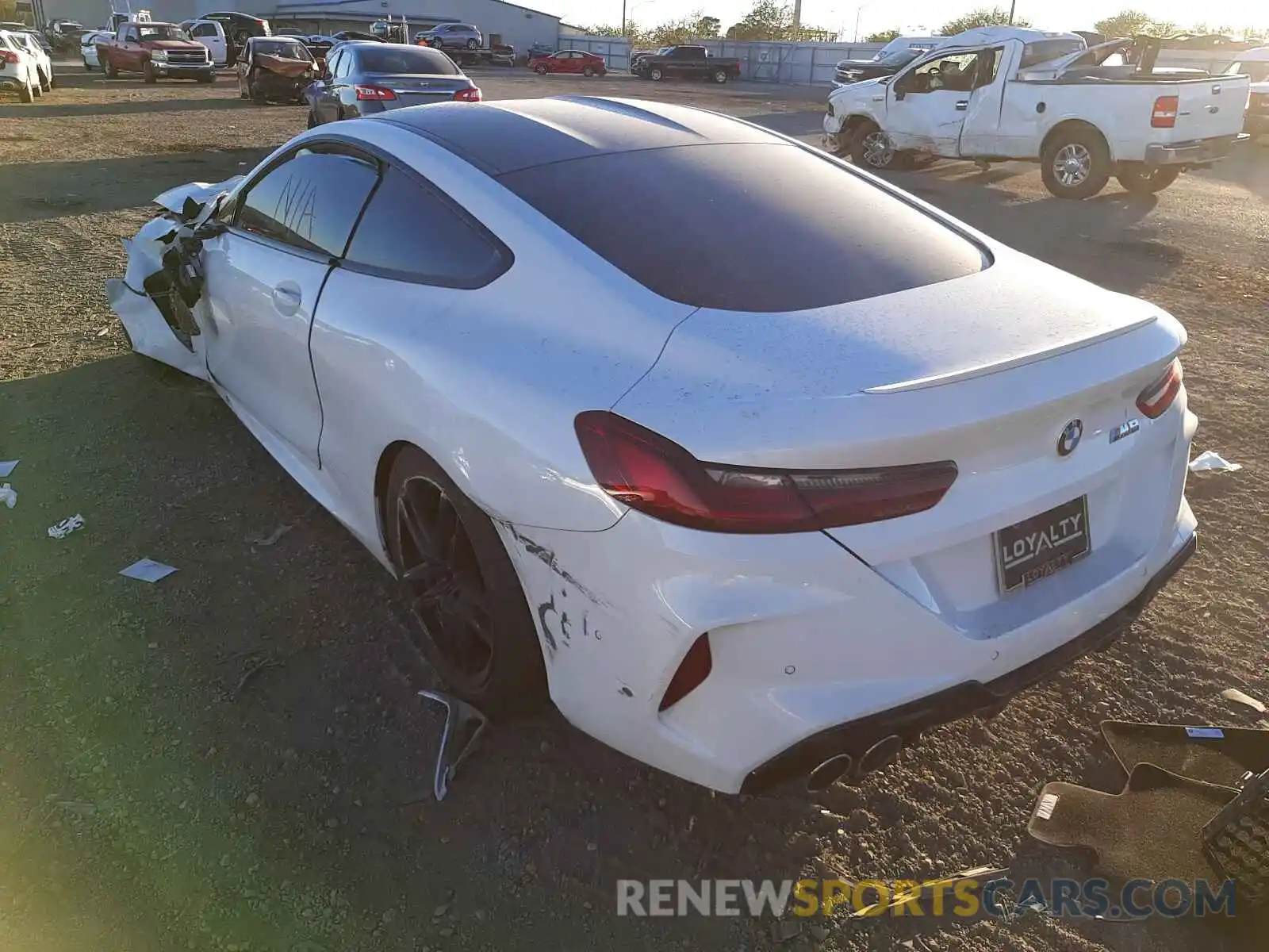 3 Photograph of a damaged car WBSAE0C04LCD56144 BMW M8 2020