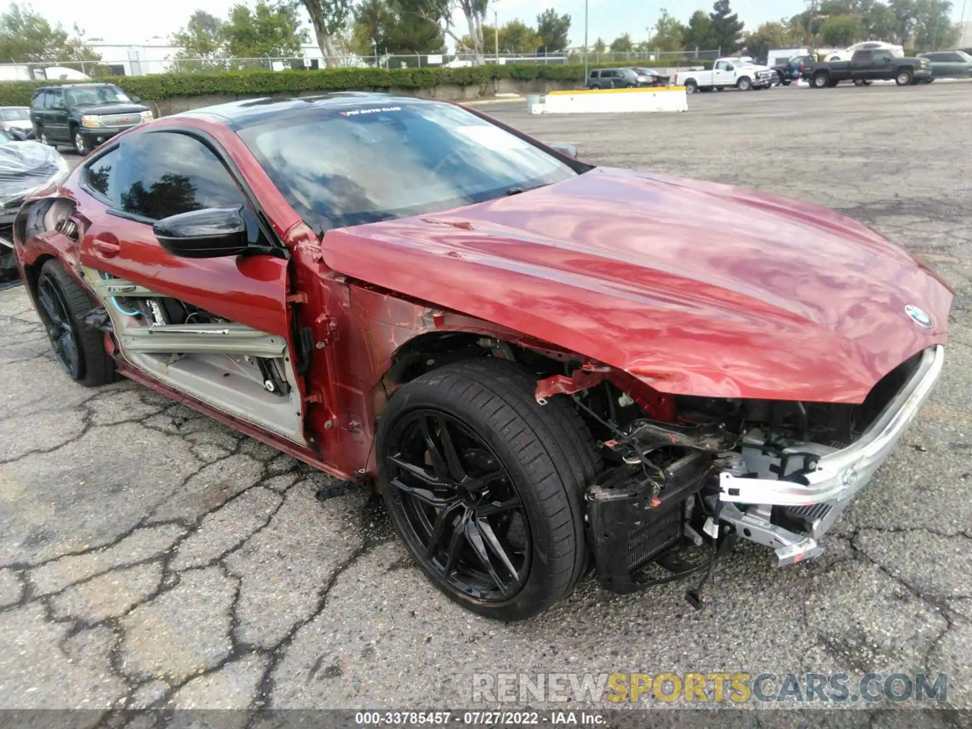 6 Photograph of a damaged car WBSAE0C04LCD95302 BMW M8 2020