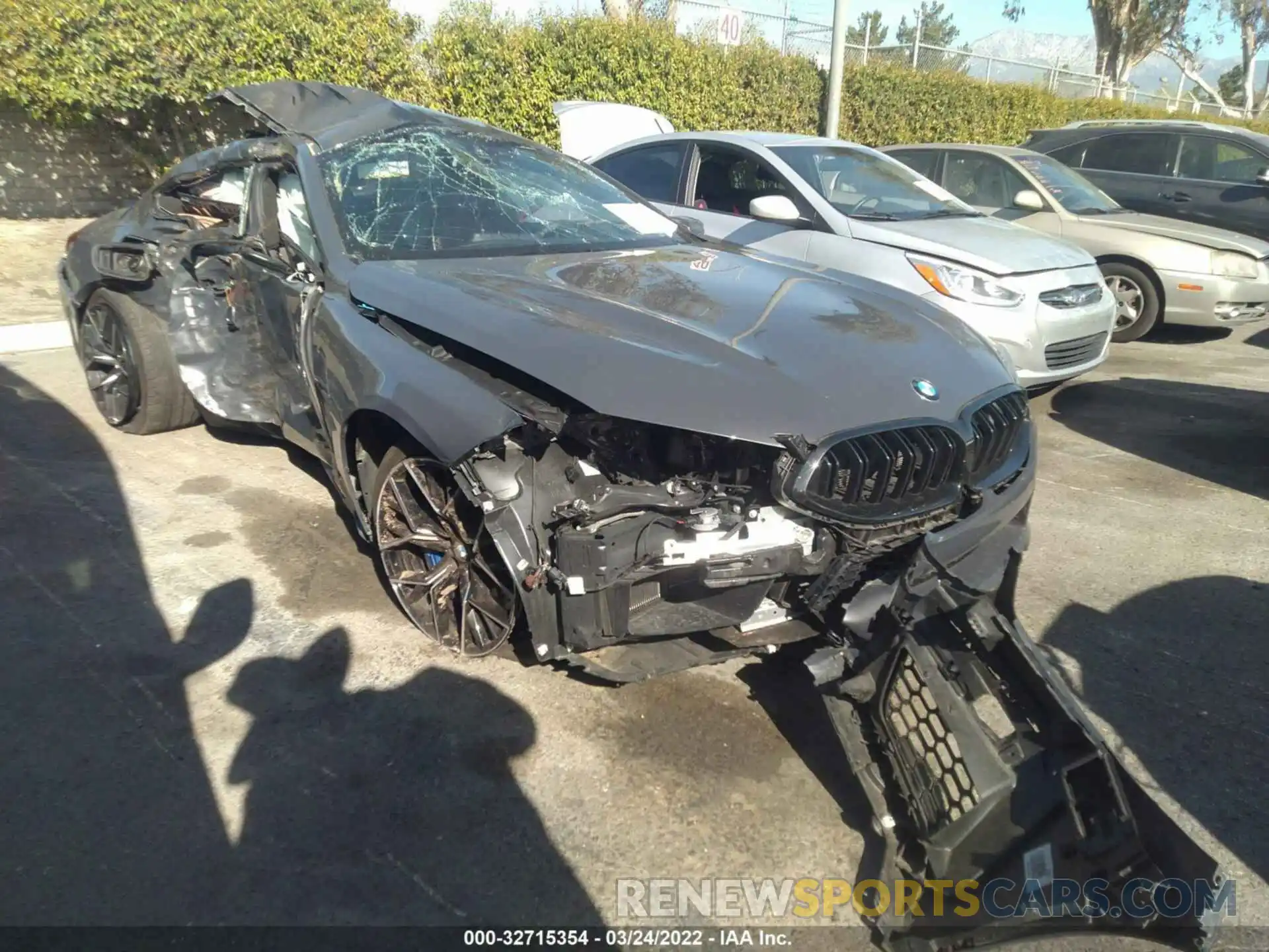 1 Photograph of a damaged car WBSAE0C04LCE12549 BMW M8 2020