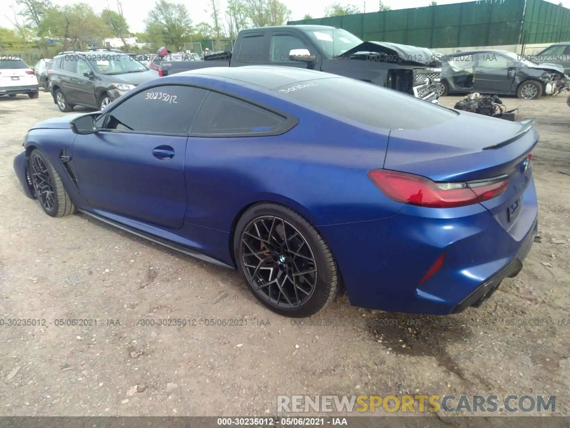 3 Photograph of a damaged car WBSAE0C05LBM08447 BMW M8 2020