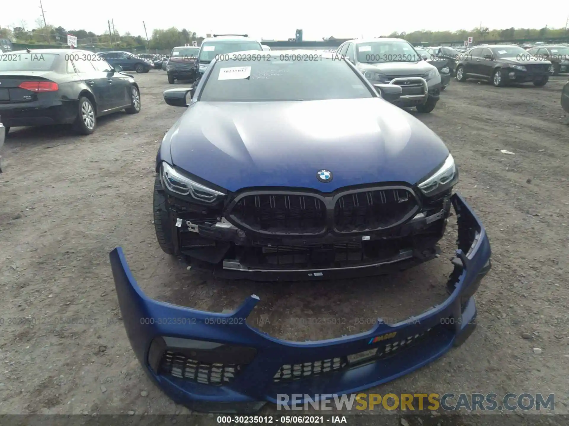 6 Photograph of a damaged car WBSAE0C05LBM08447 BMW M8 2020