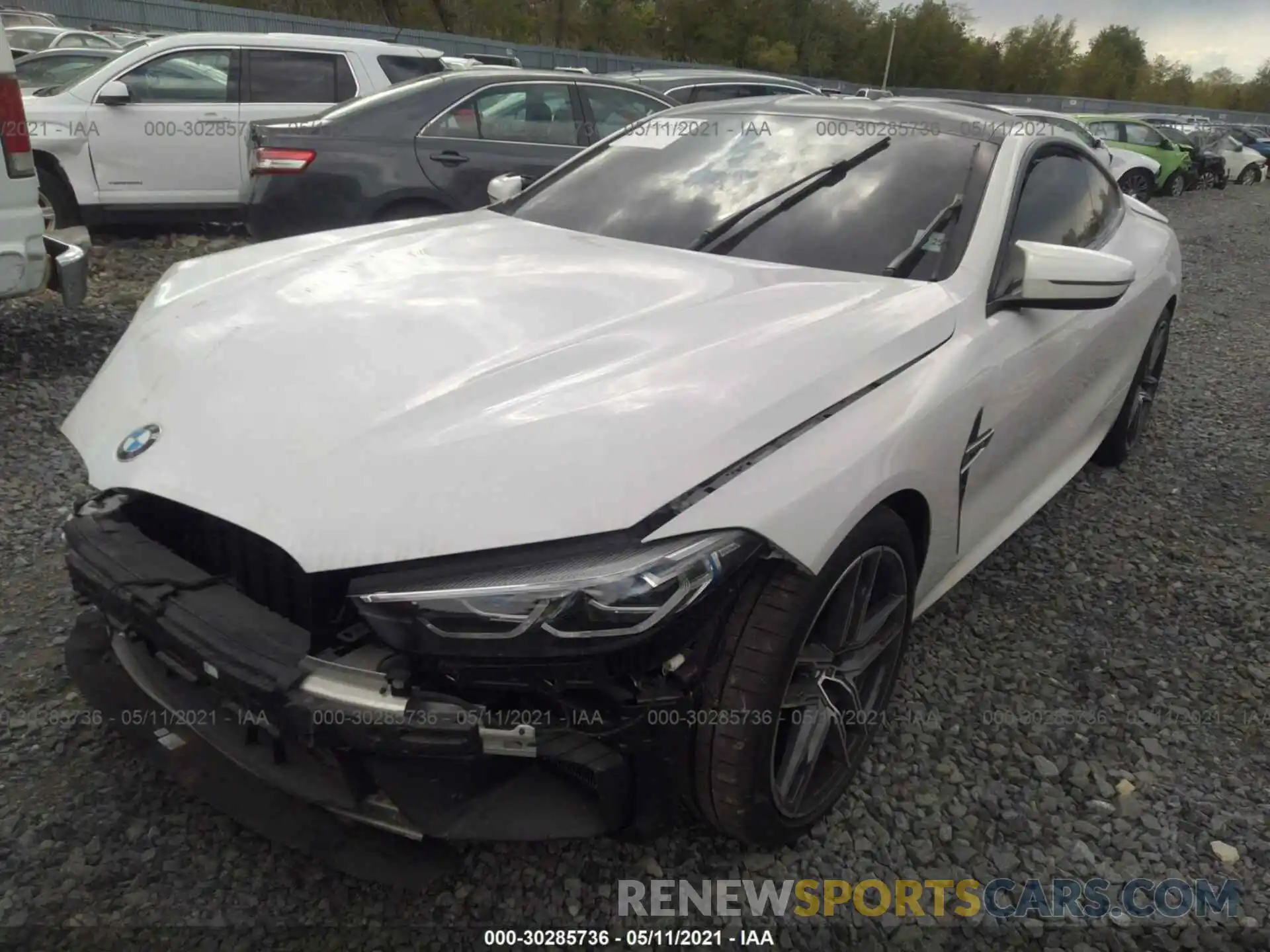 2 Photograph of a damaged car WBSAE0C05LCD29728 BMW M8 2020