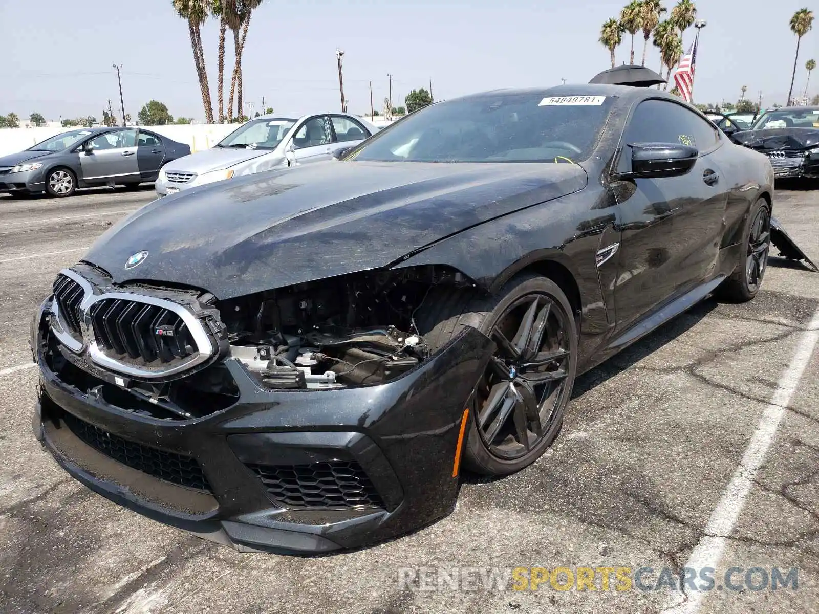 2 Photograph of a damaged car WBSAE0C05LCD71171 BMW M8 2020