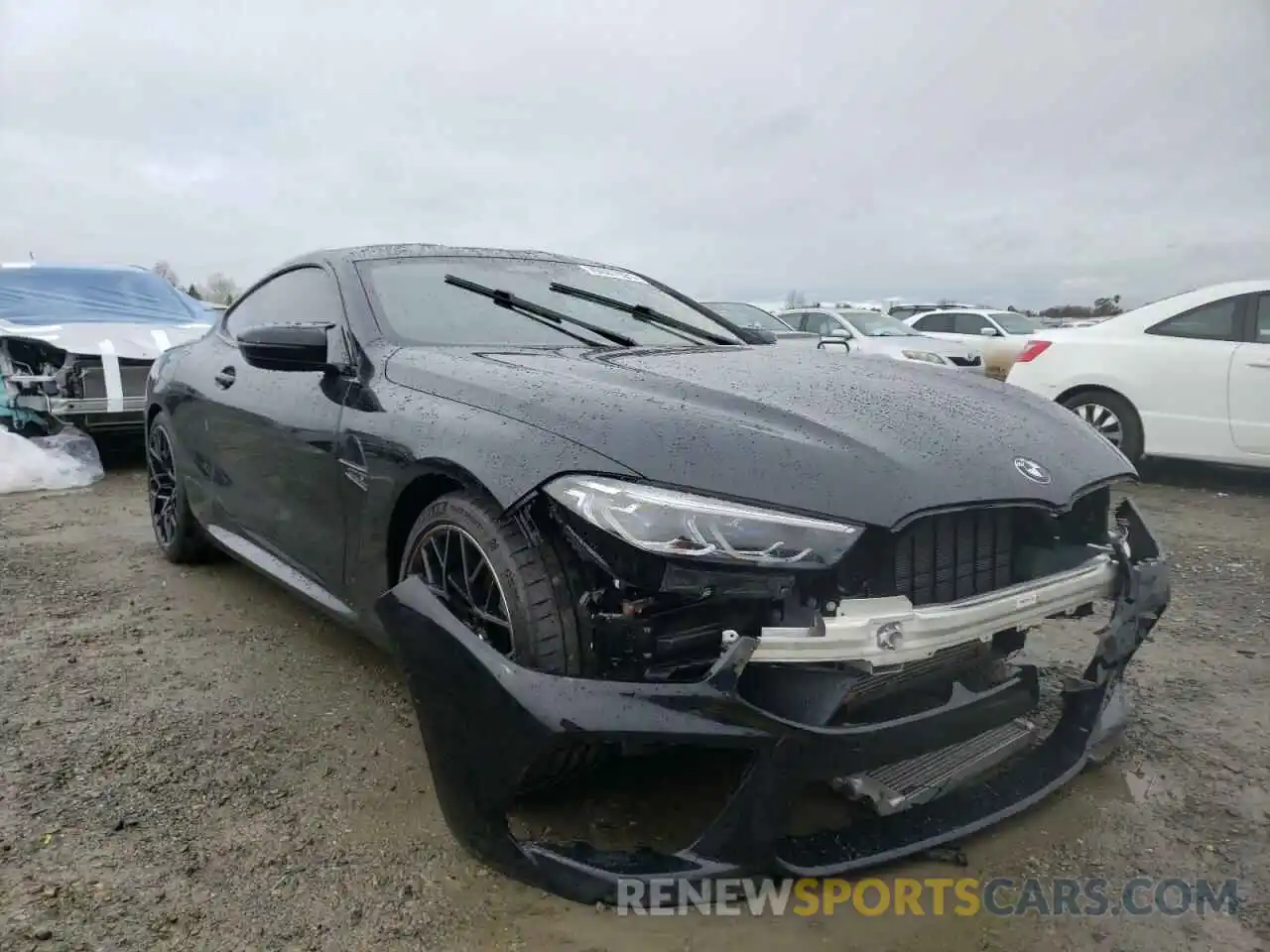 1 Photograph of a damaged car WBSAE0C07LCD01669 BMW M8 2020