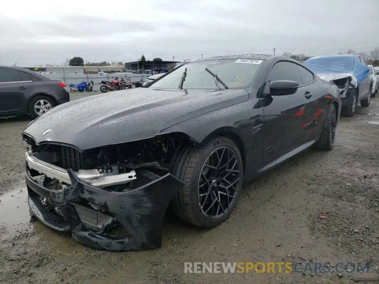 2 Photograph of a damaged car WBSAE0C07LCD01669 BMW M8 2020