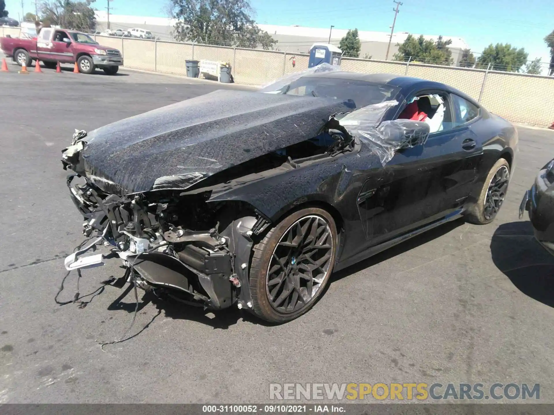 2 Photograph of a damaged car WBSAE0C07LCE09998 BMW M8 2020