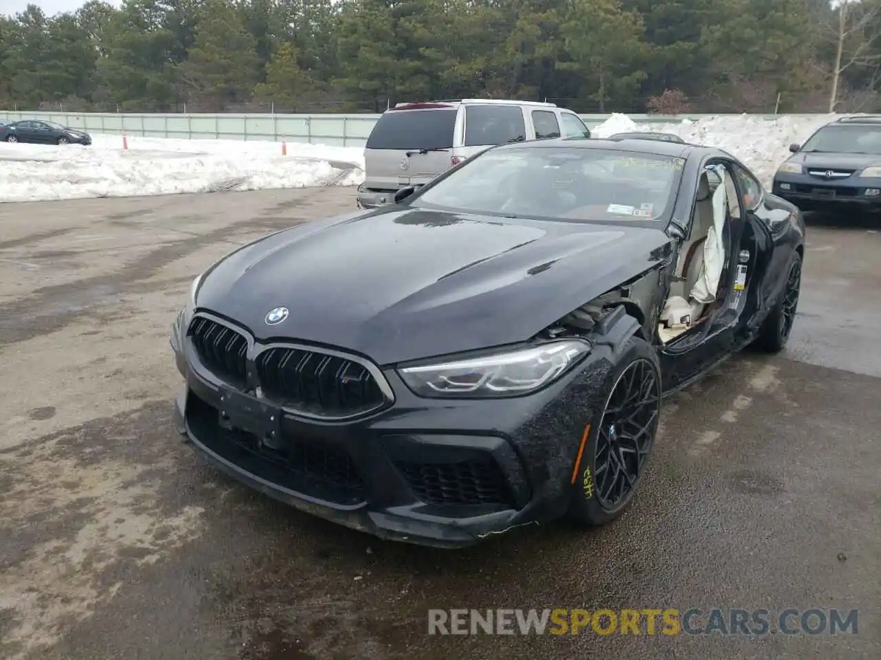 2 Photograph of a damaged car WBSAE0C08LBM08362 BMW M8 2020