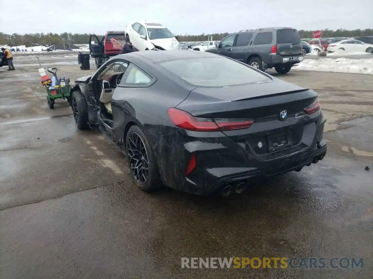 3 Photograph of a damaged car WBSAE0C08LBM08362 BMW M8 2020