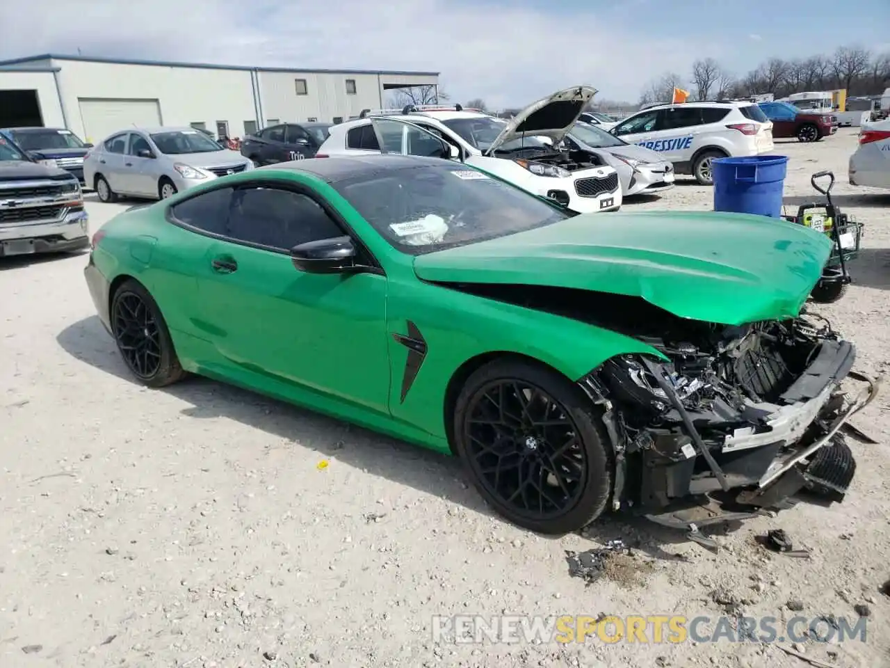 4 Фотография поврежденного автомобиля WBSAE0C08LCD15578 BMW M8 2020