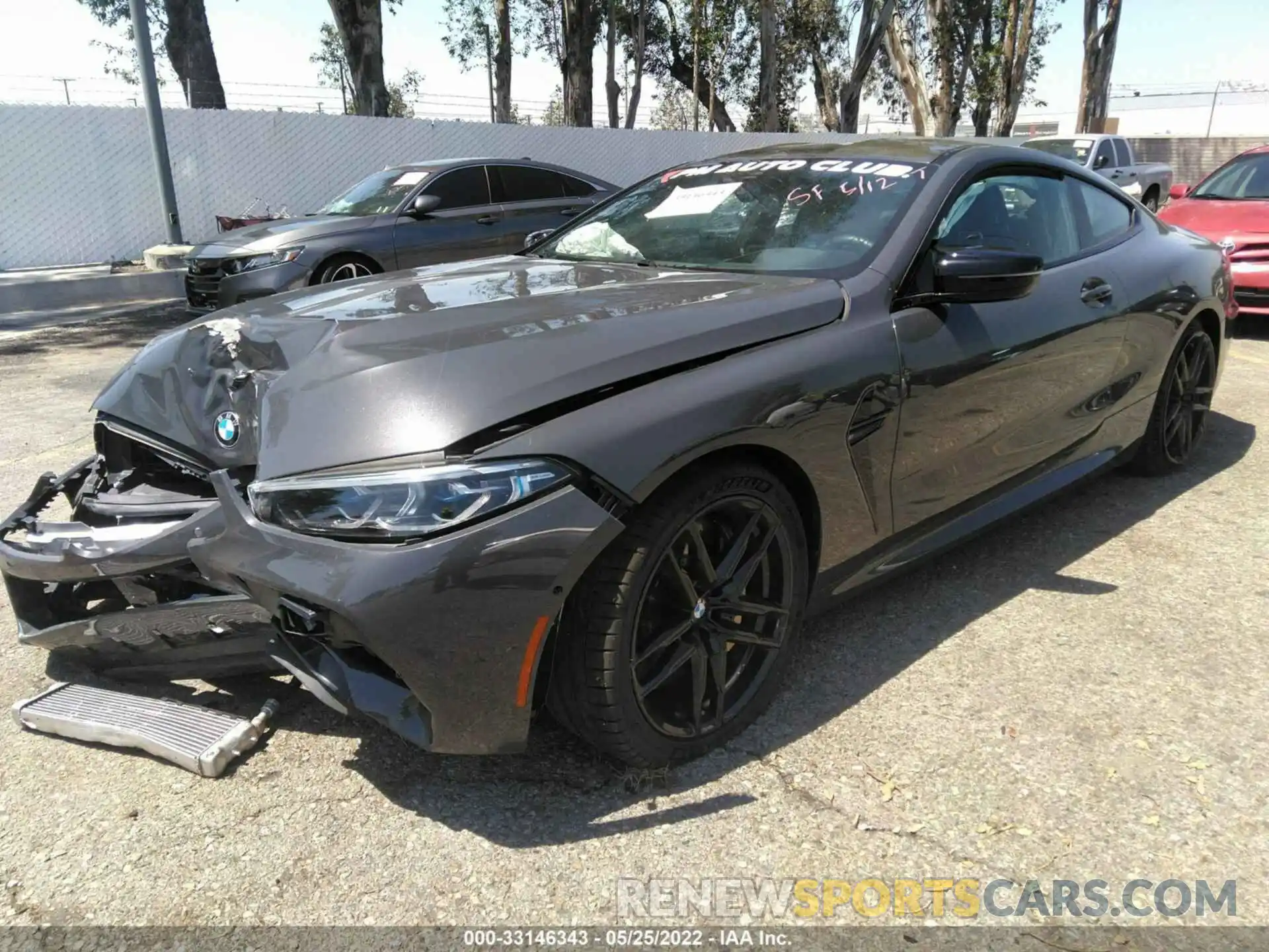 2 Photograph of a damaged car WBSAE0C08LCD95321 BMW M8 2020