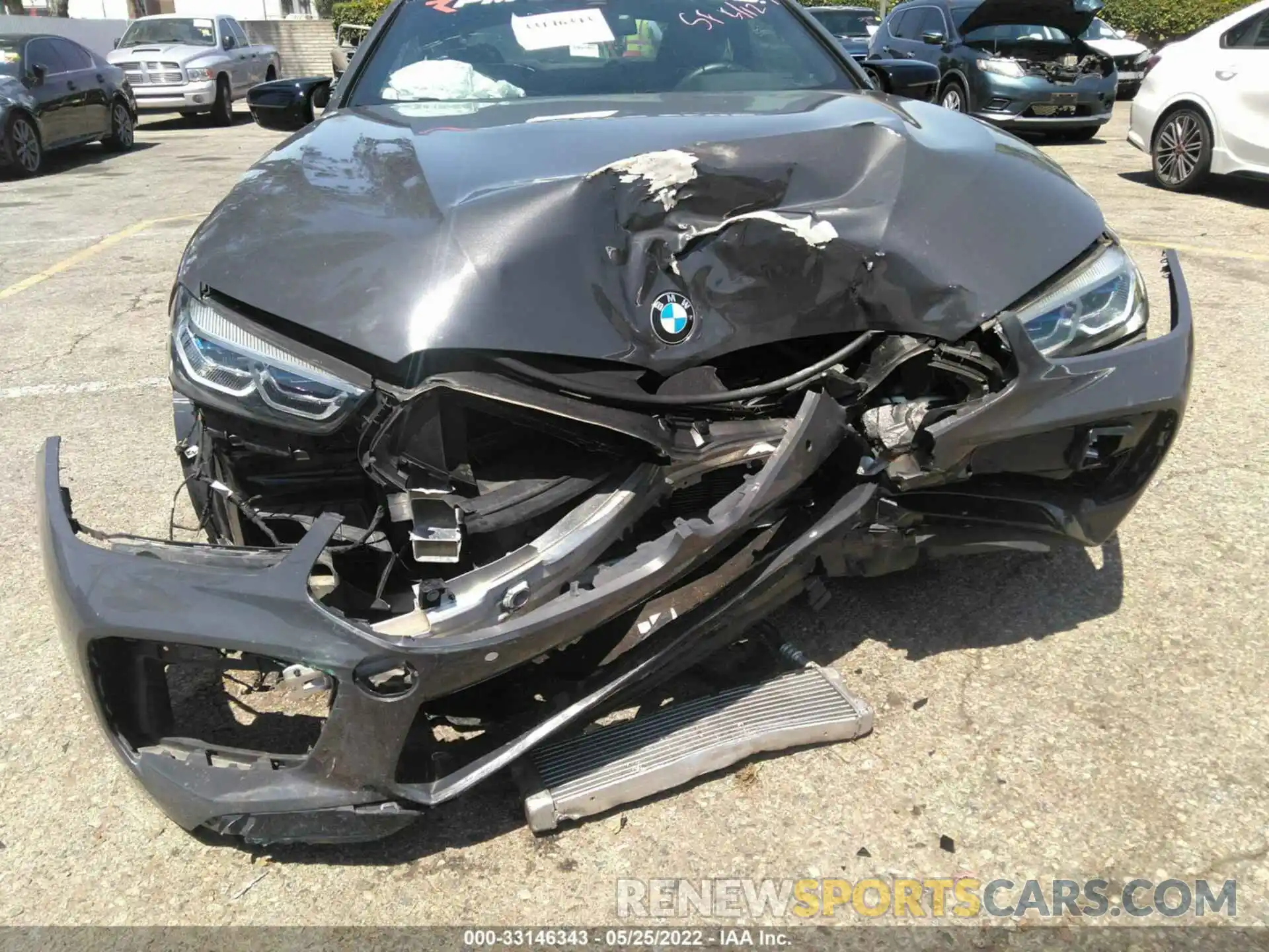 6 Photograph of a damaged car WBSAE0C08LCD95321 BMW M8 2020