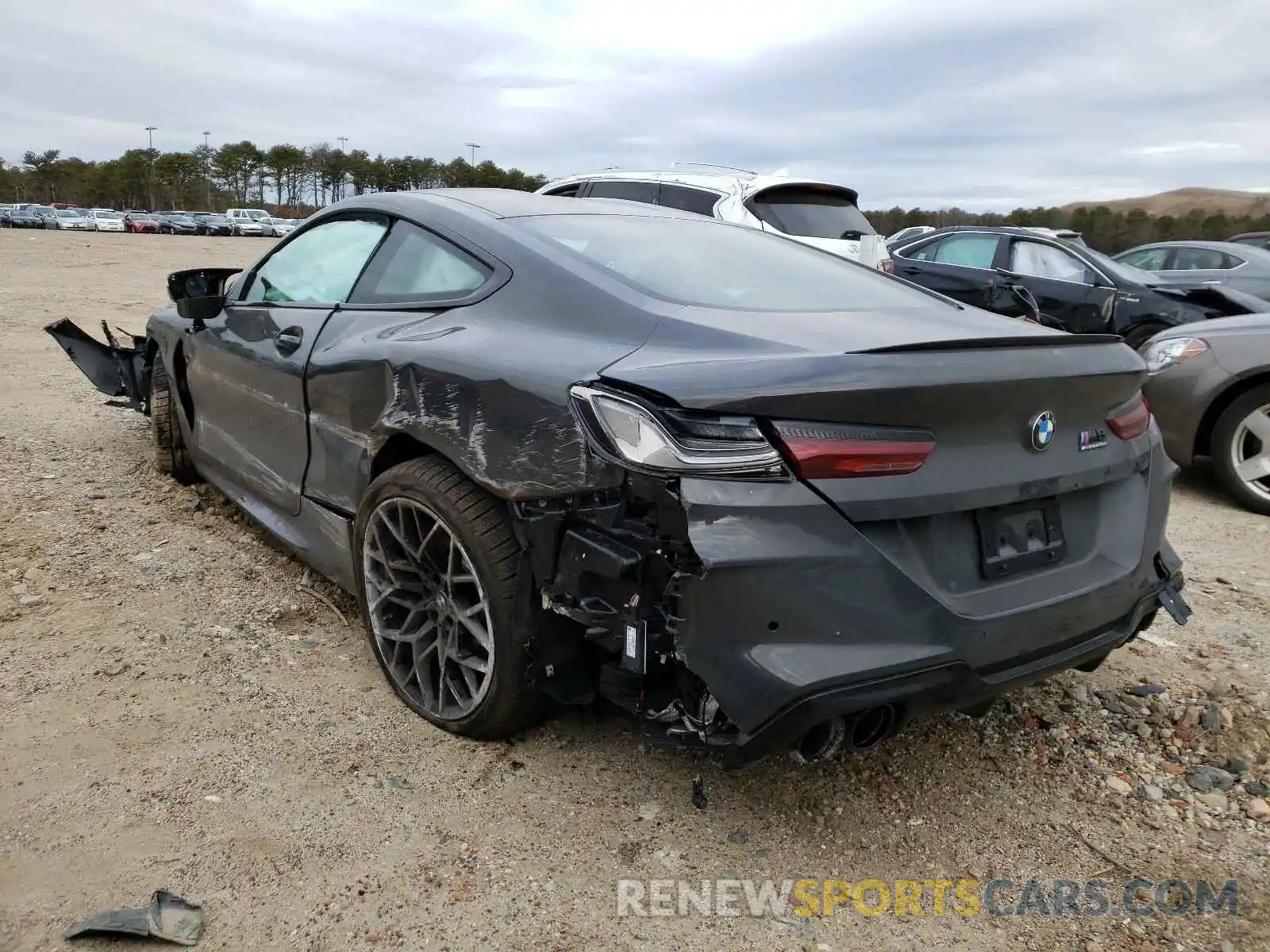 3 Photograph of a damaged car WBSAE0C0XLBM08329 BMW M8 2020