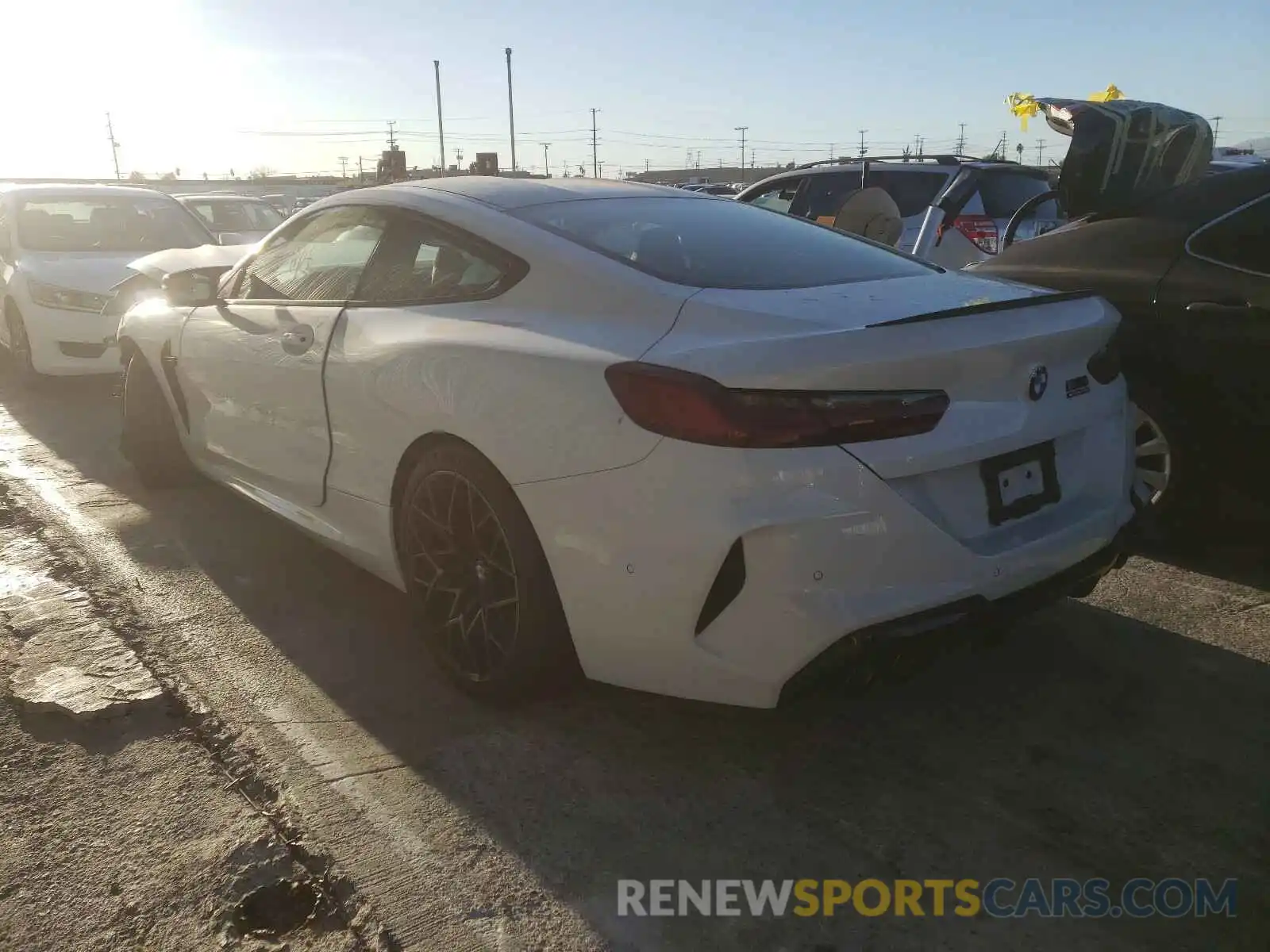 3 Photograph of a damaged car WBSAE0C0XLCD01679 BMW M8 2020