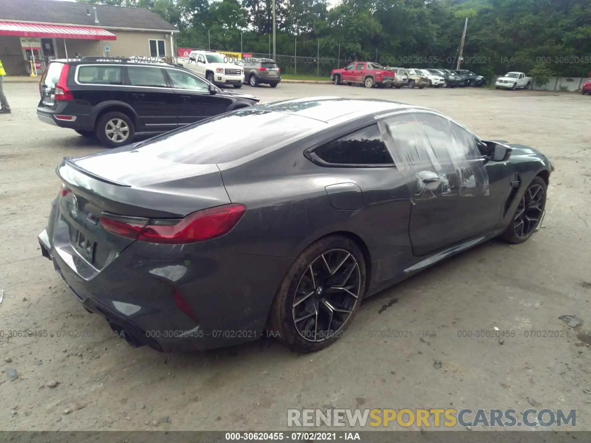 4 Photograph of a damaged car WBSAE0C0XLCD60571 BMW M8 2020