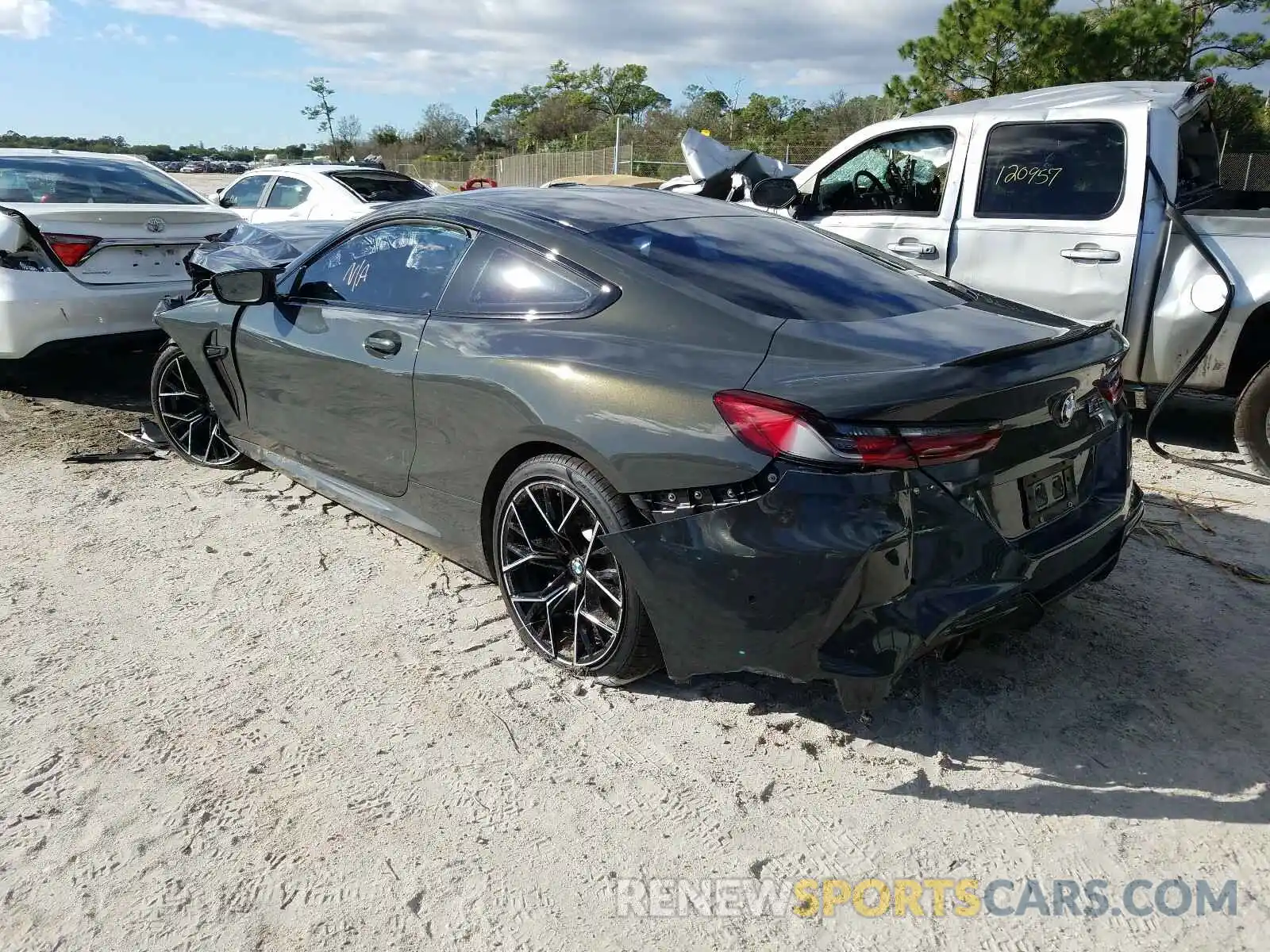 3 Photograph of a damaged car WBSAE0C0XLCD73465 BMW M8 2020