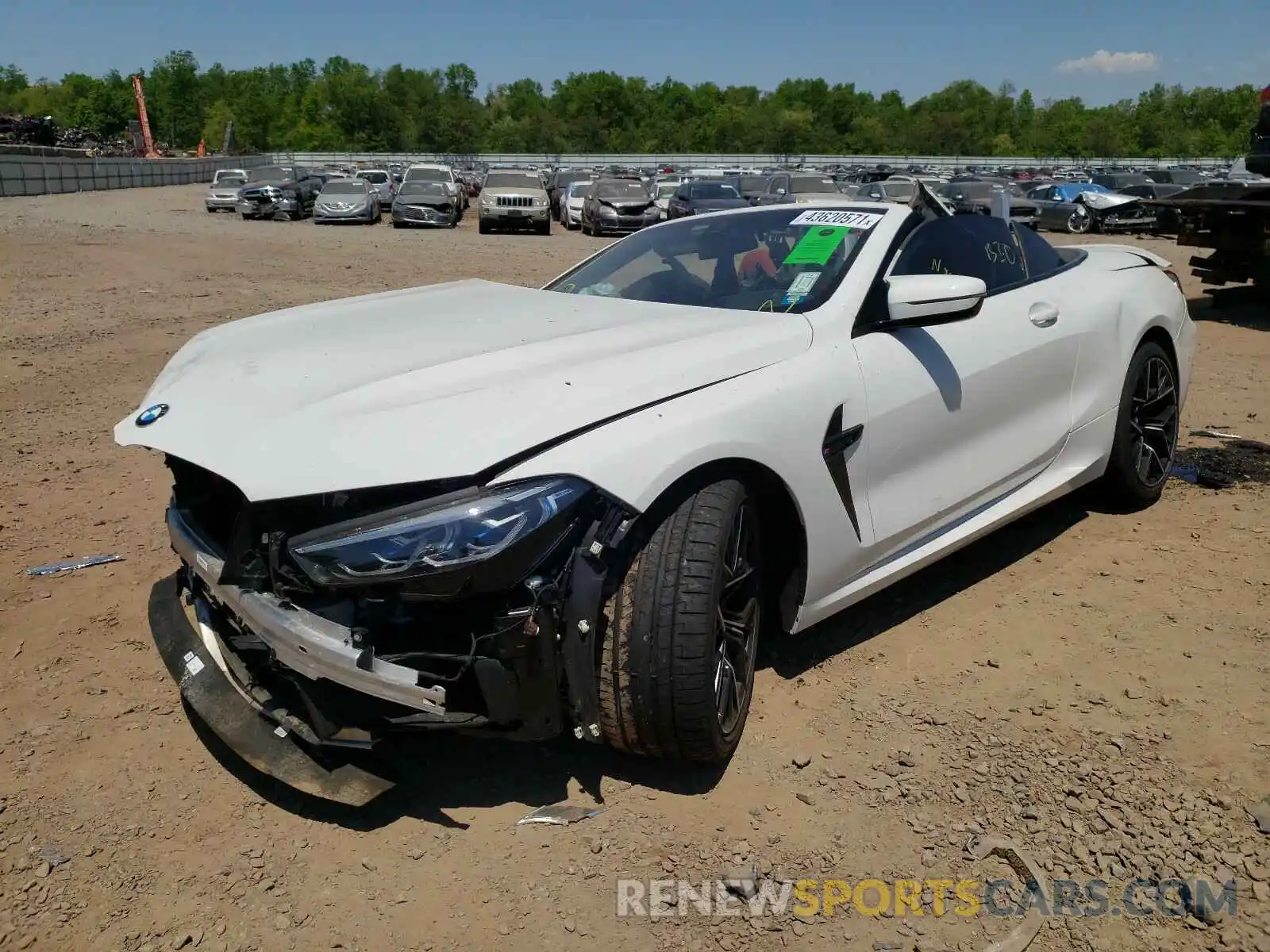 2 Photograph of a damaged car WBSDZ0C00LCD81821 BMW M8 2020