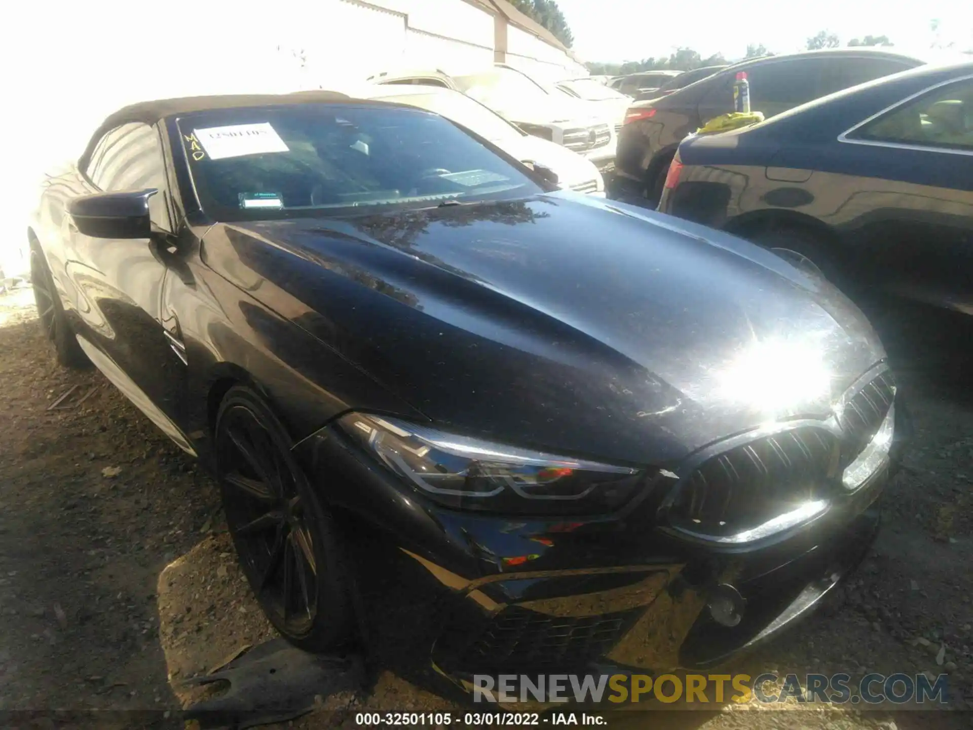 1 Photograph of a damaged car WBSDZ0C00LCE15689 BMW M8 2020