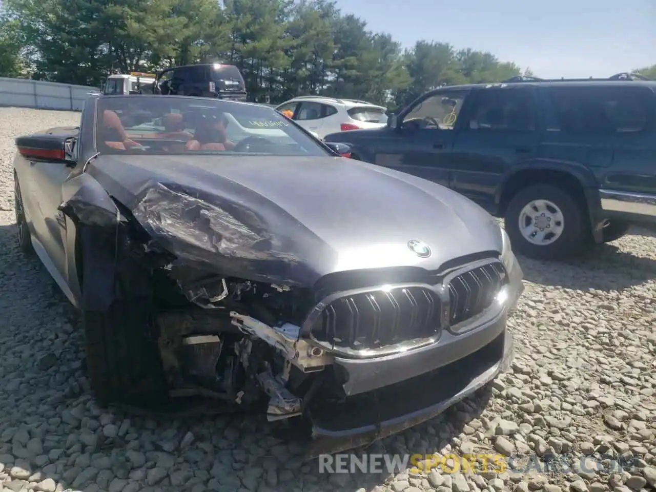 1 Photograph of a damaged car WBSDZ0C00LCE59529 BMW M8 2020