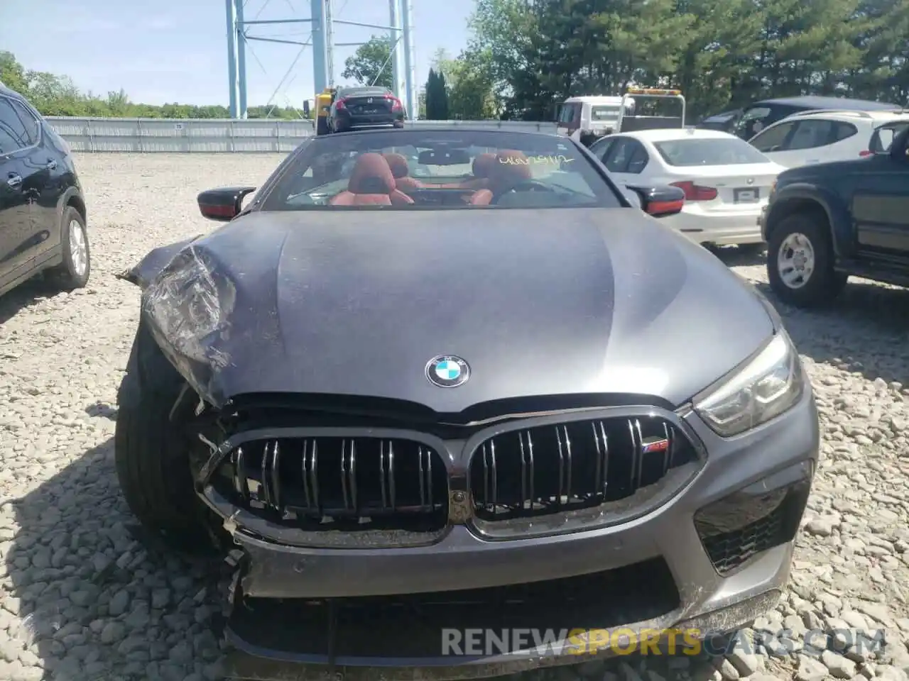 9 Photograph of a damaged car WBSDZ0C00LCE59529 BMW M8 2020