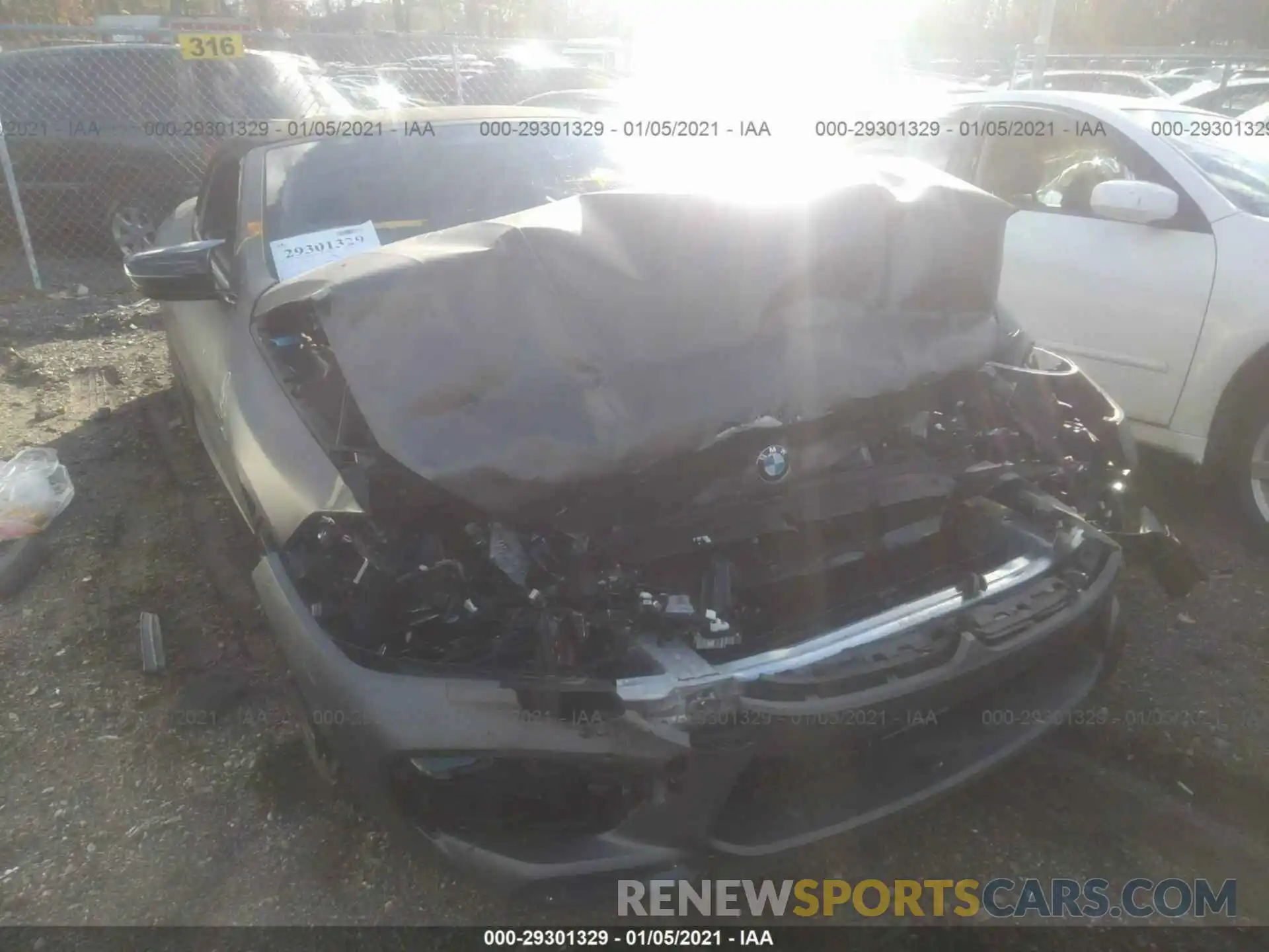 6 Photograph of a damaged car WBSDZ0C01LBM09404 BMW M8 2020
