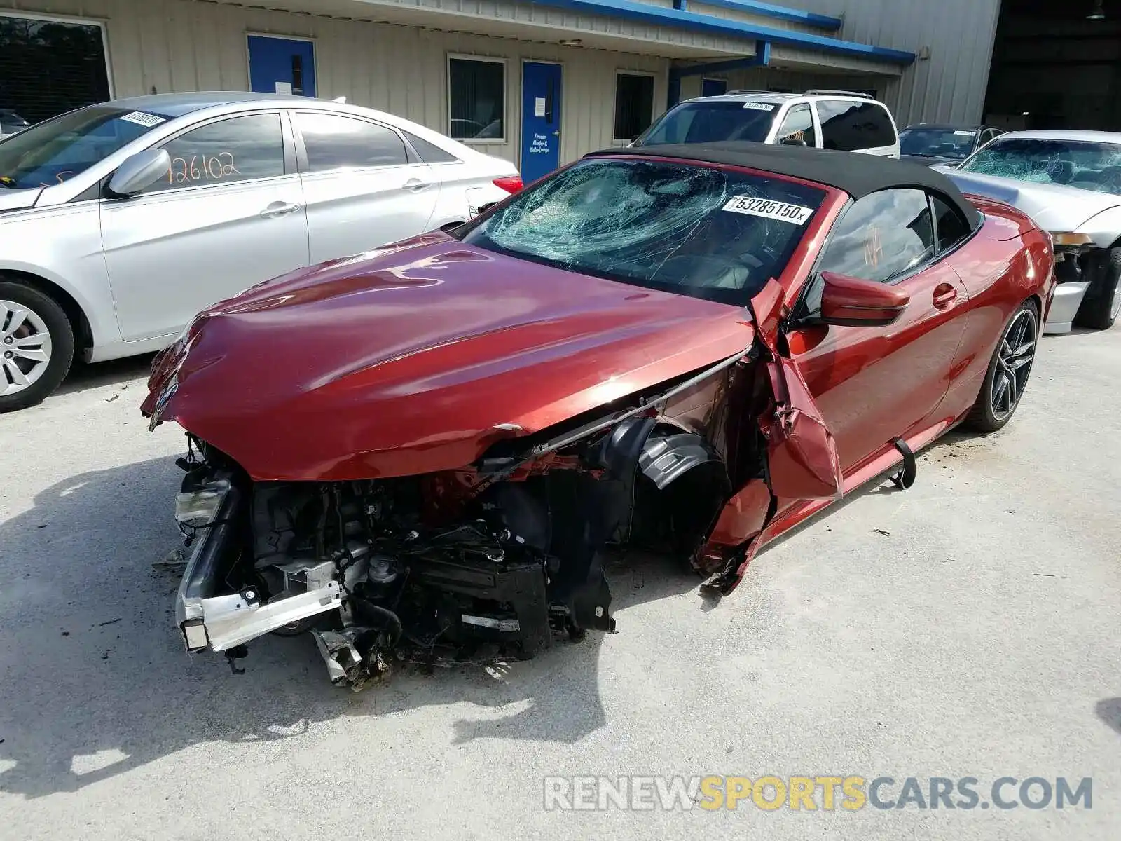 2 Photograph of a damaged car WBSDZ0C01LBM09516 BMW M8 2020