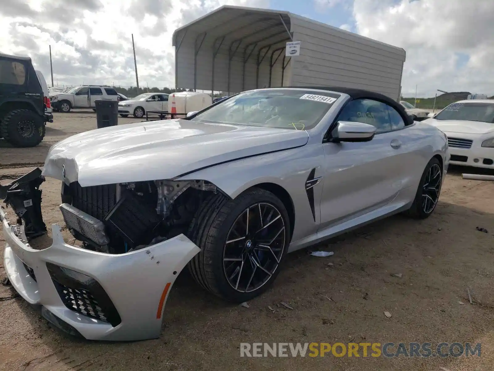 2 Photograph of a damaged car WBSDZ0C03LCD91288 BMW M8 2020