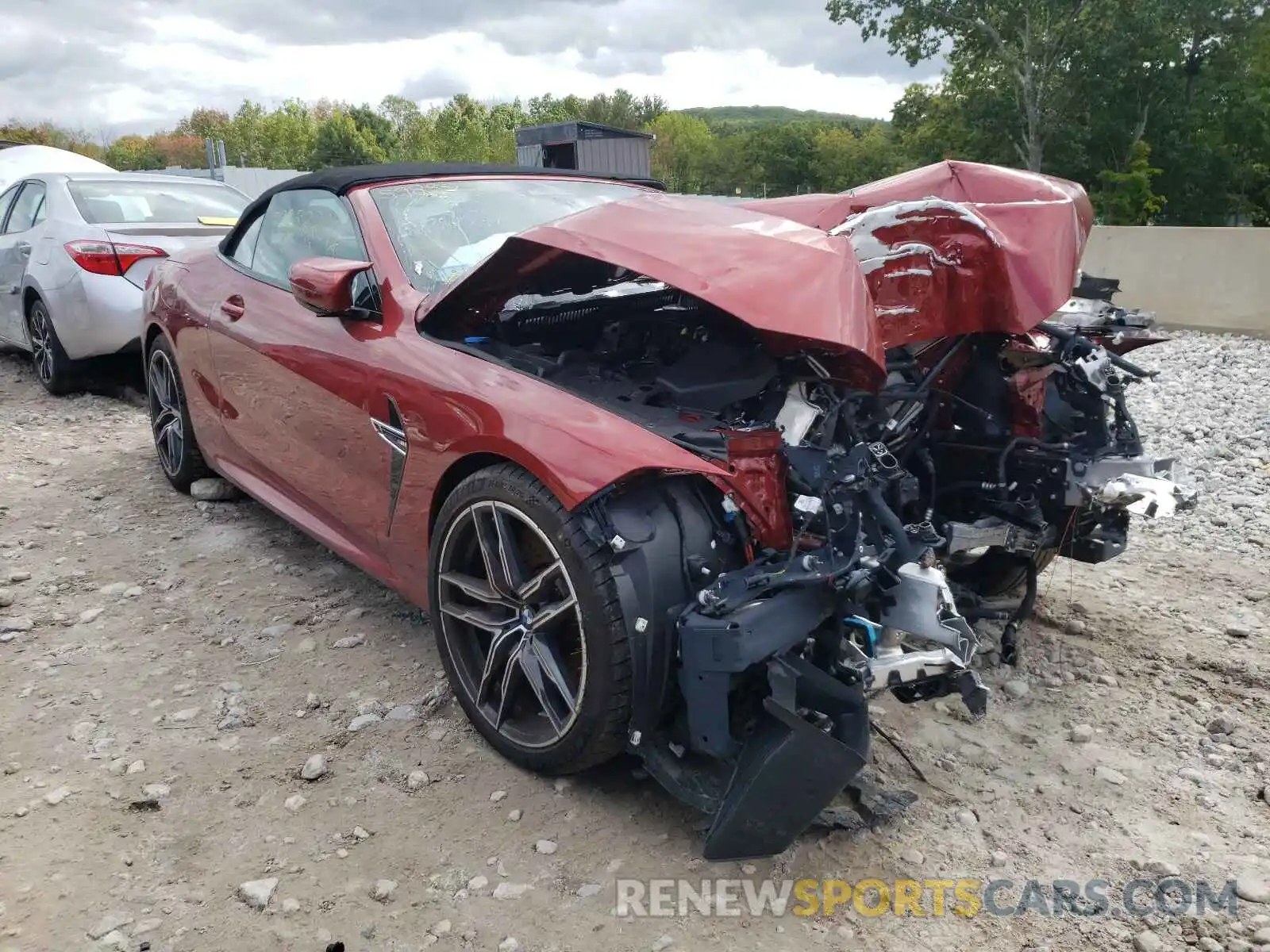 1 Photograph of a damaged car WBSDZ0C04LBM09395 BMW M8 2020