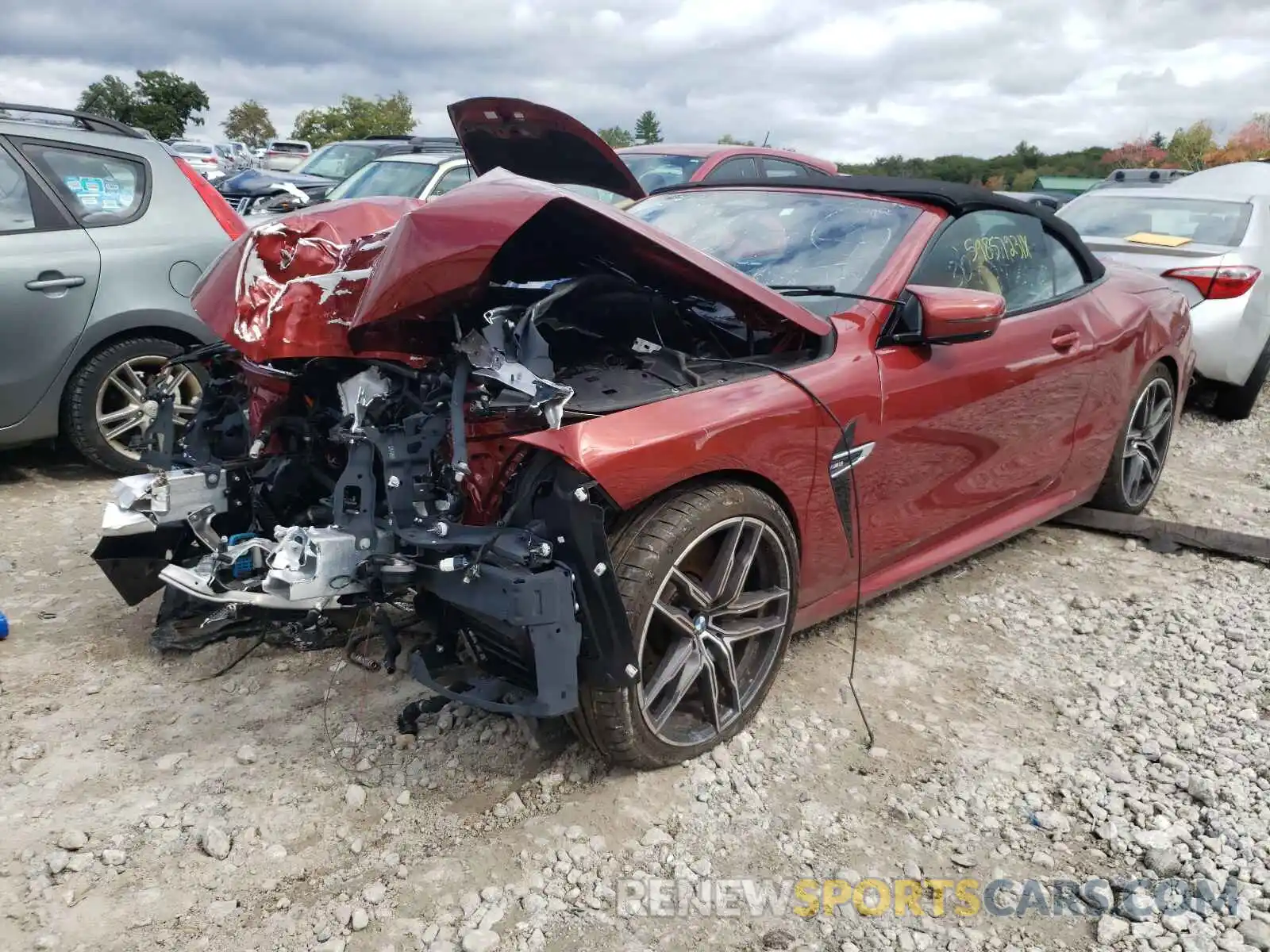 2 Photograph of a damaged car WBSDZ0C04LBM09395 BMW M8 2020