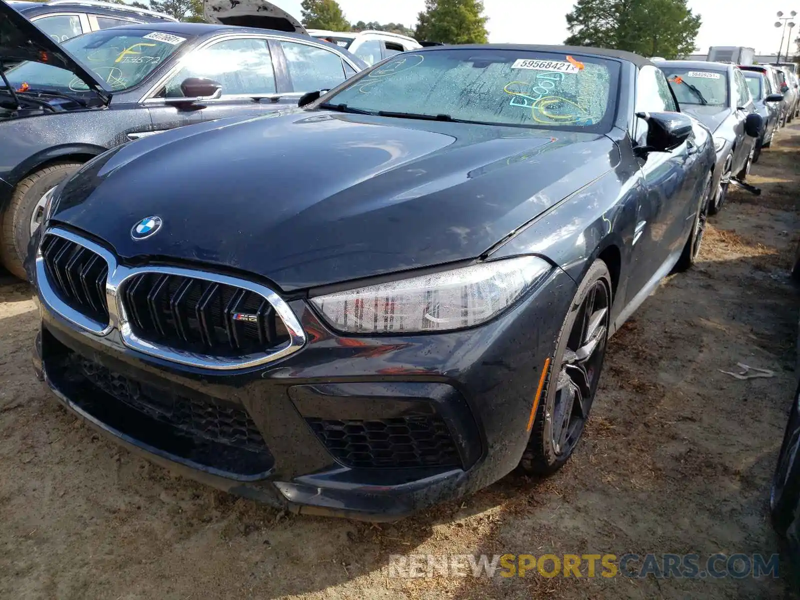 2 Photograph of a damaged car WBSDZ0C04LCD92787 BMW M8 2020