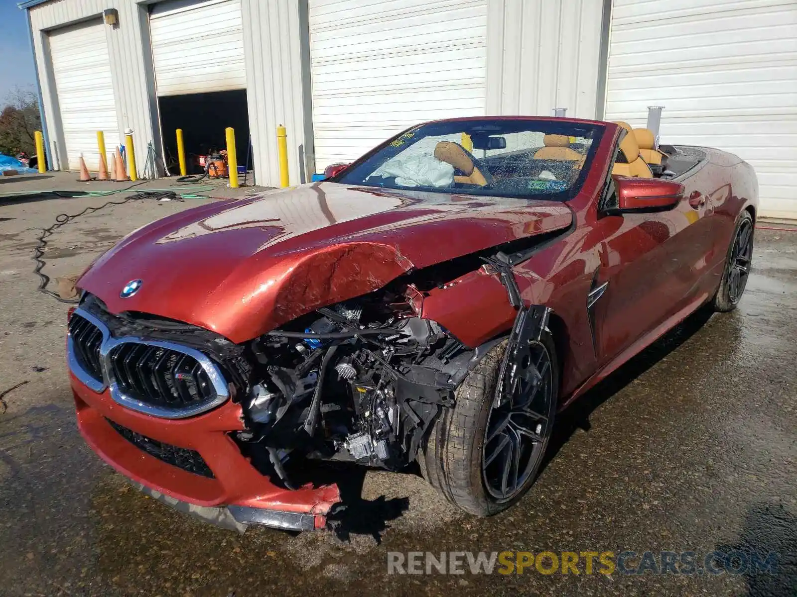 2 Photograph of a damaged car WBSDZ0C06LBM09348 BMW M8 2020