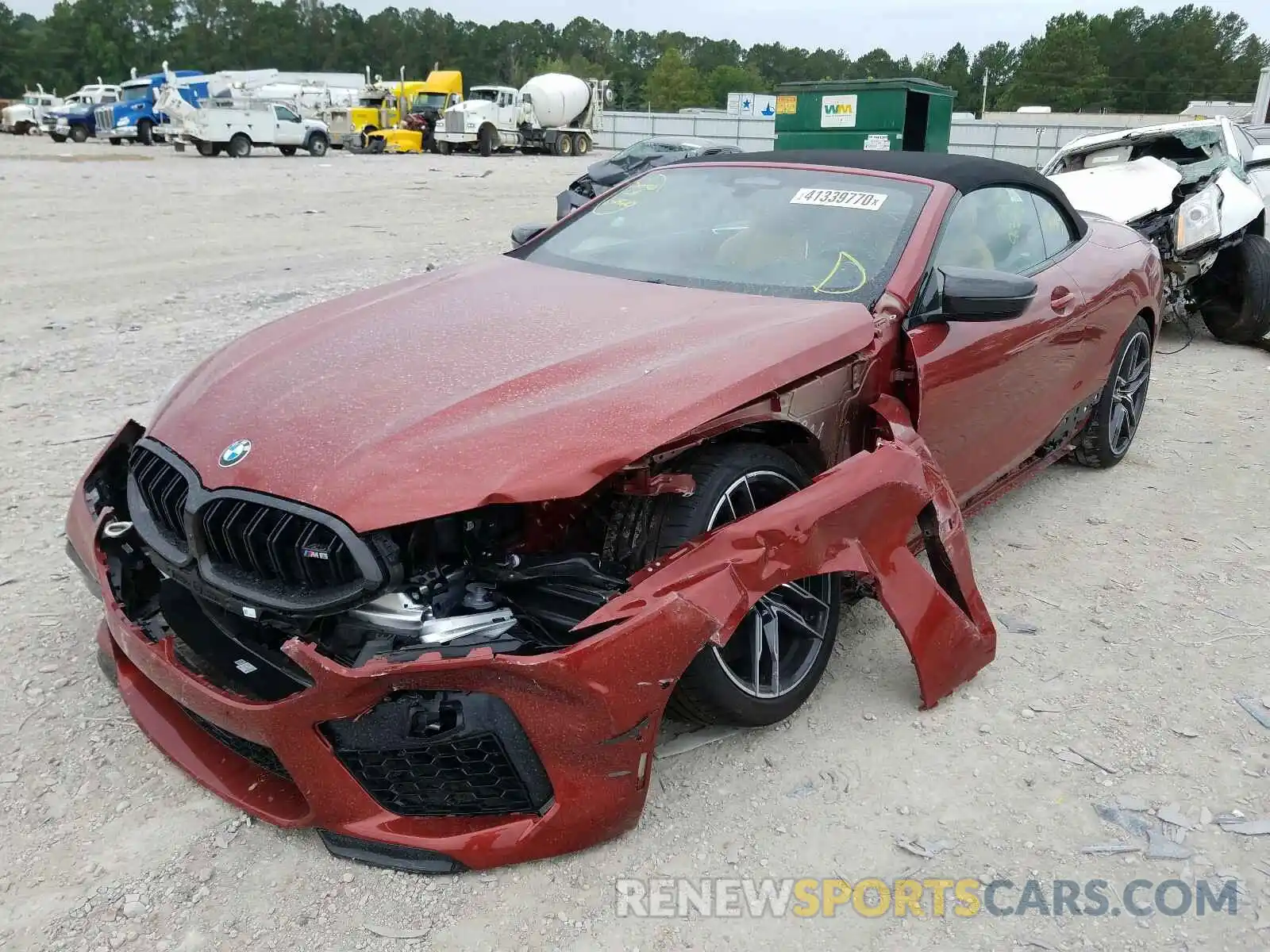 2 Photograph of a damaged car WBSDZ0C09LCD09550 BMW M8 2020