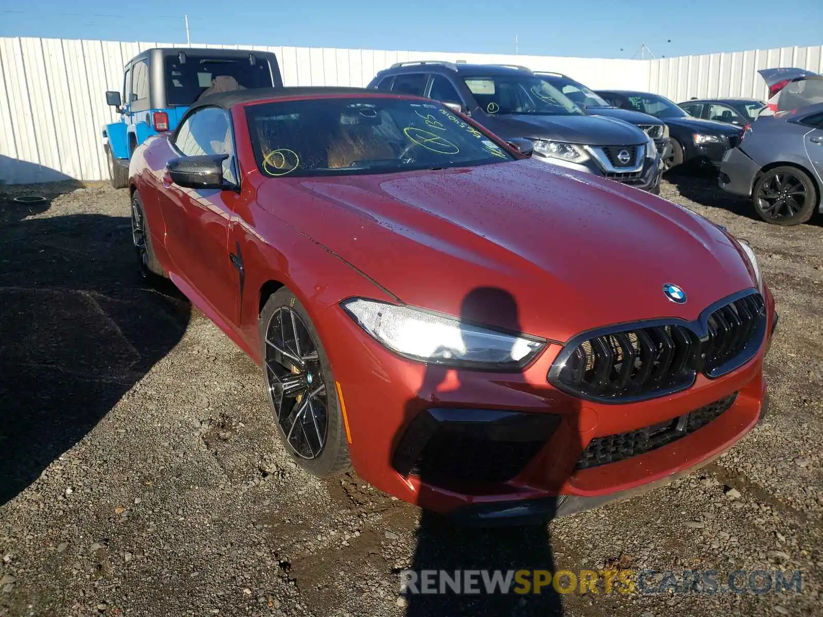 1 Photograph of a damaged car WBSDZ0C09LCD13646 BMW M8 2020